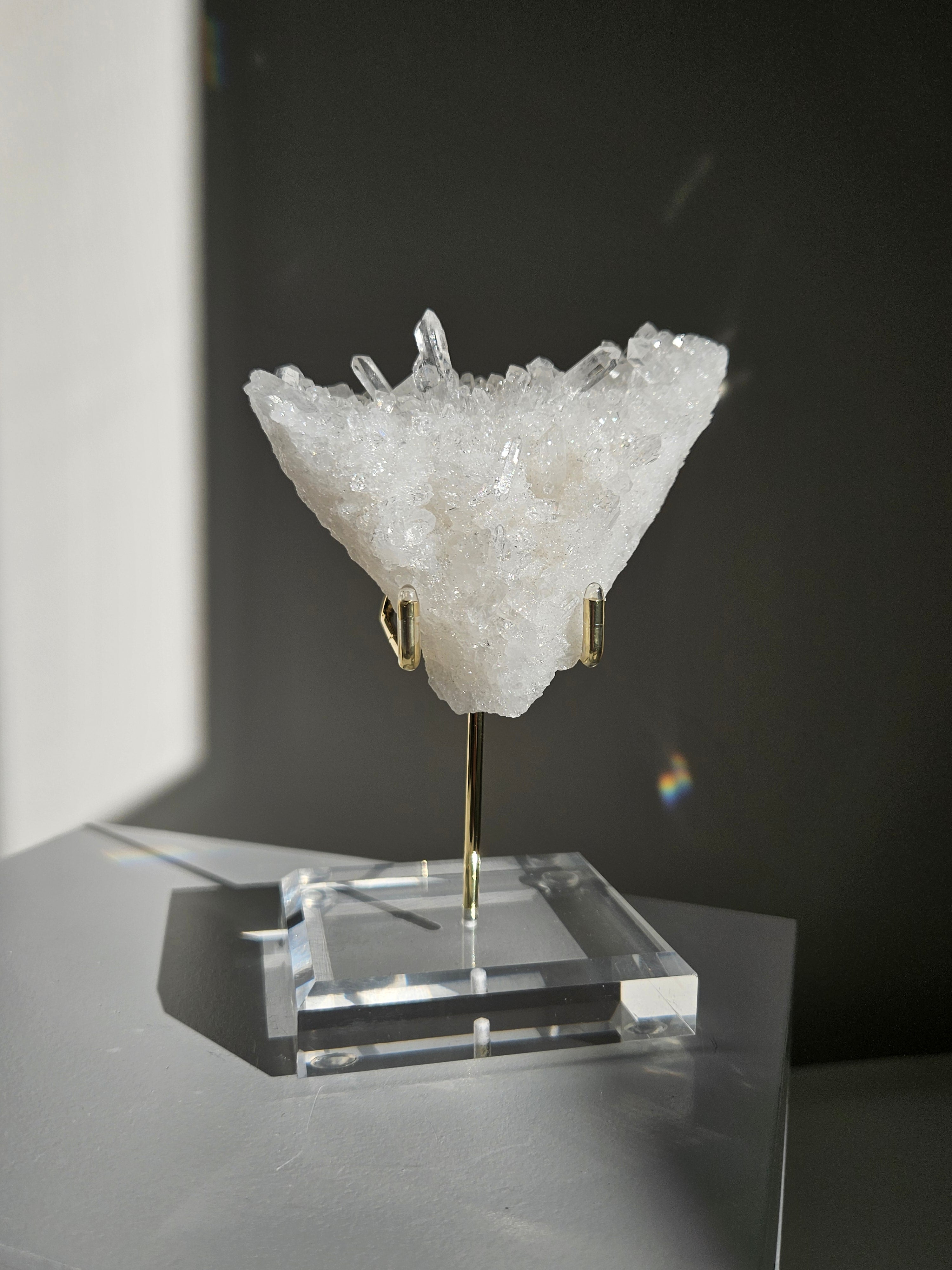 Sparkly Quartz Cluster 014