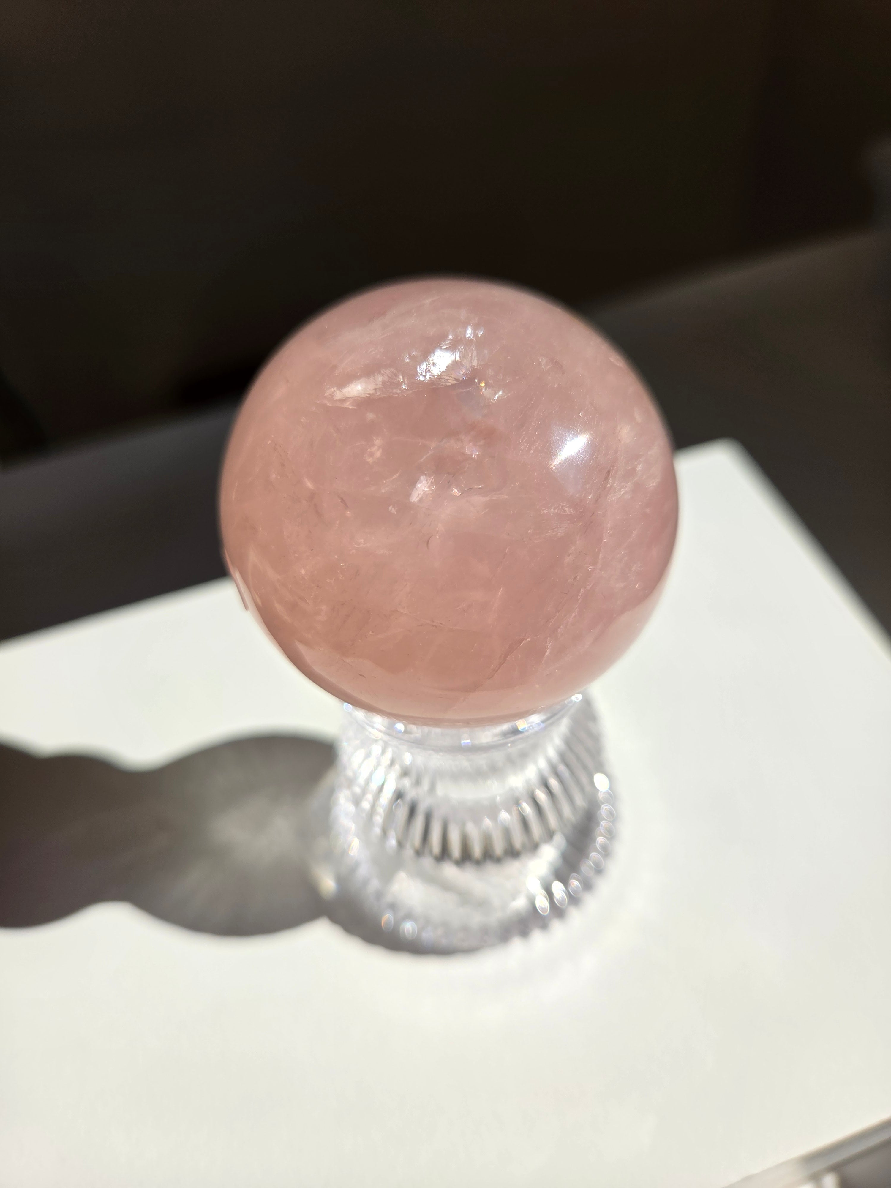 Rose Quartz Sphere 006