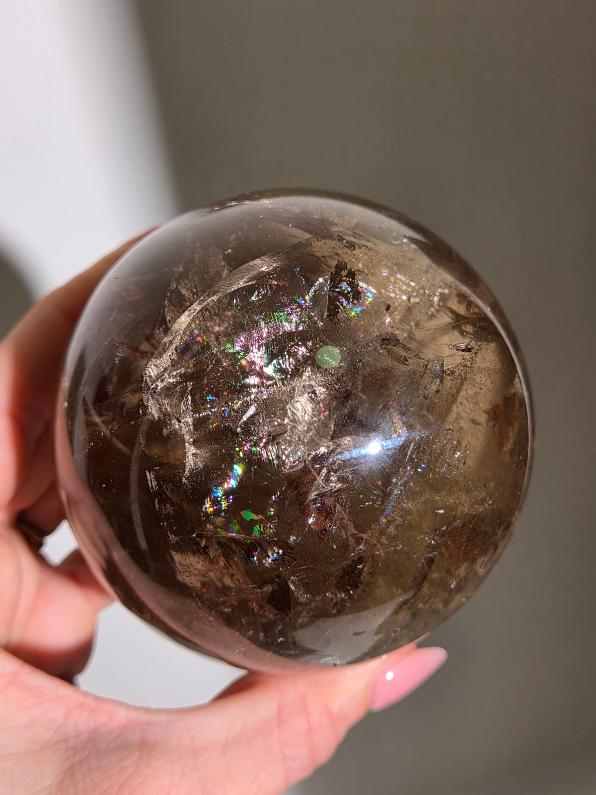 Smoky Quartz Sphere 009