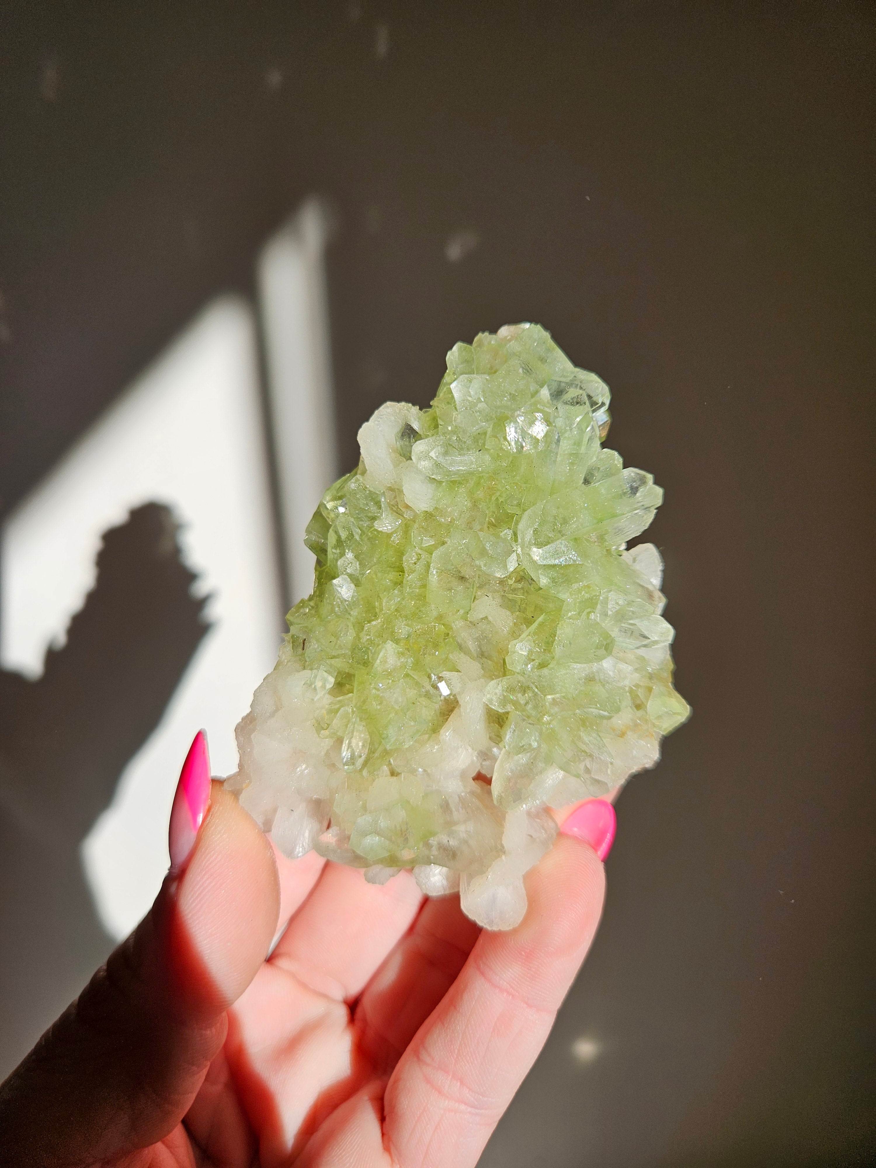 Green Apophyllite Stalactite 003