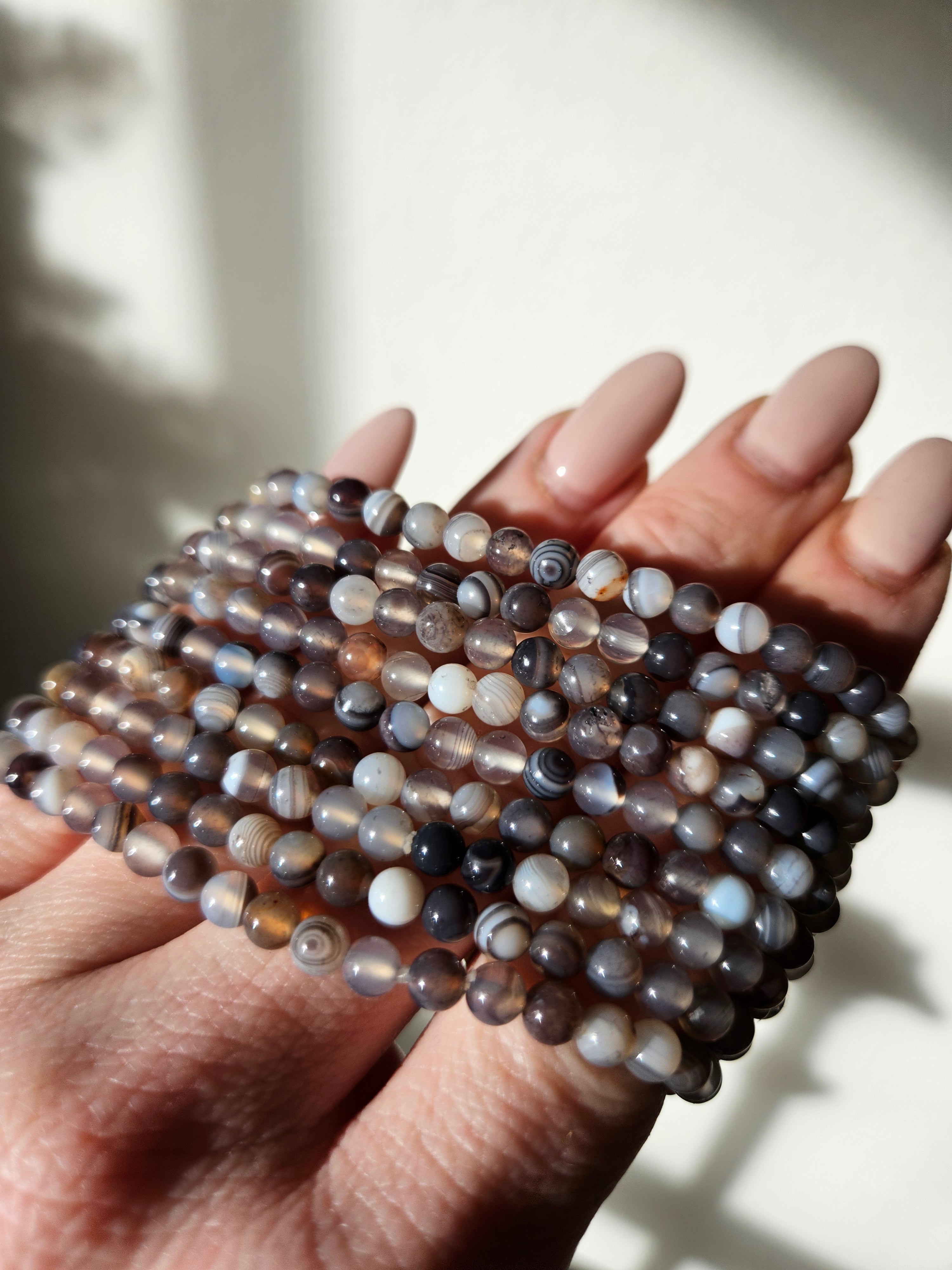 Botswana Agate Bracelet | 4mm