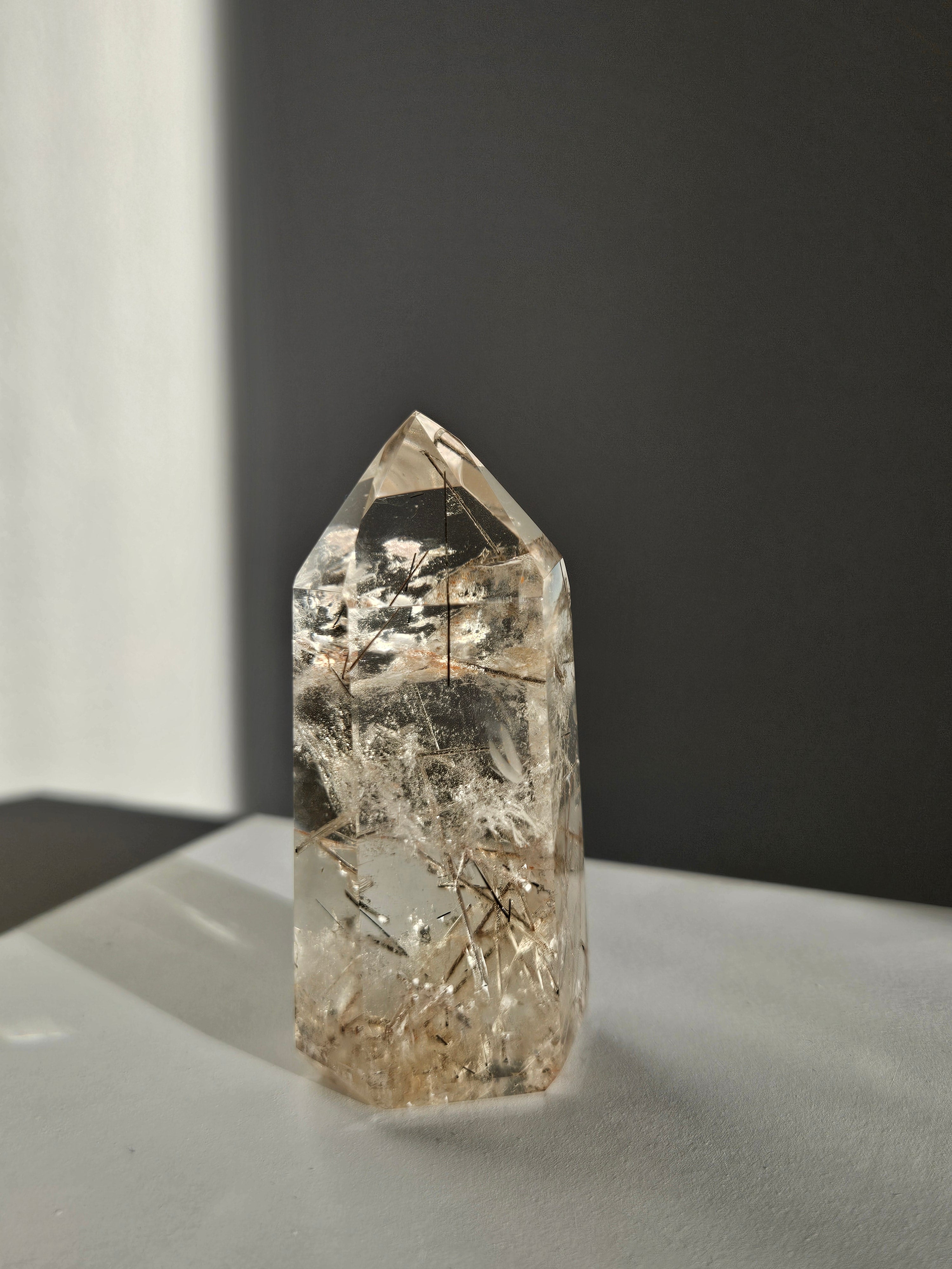 Citrine x Rutile Tower 002