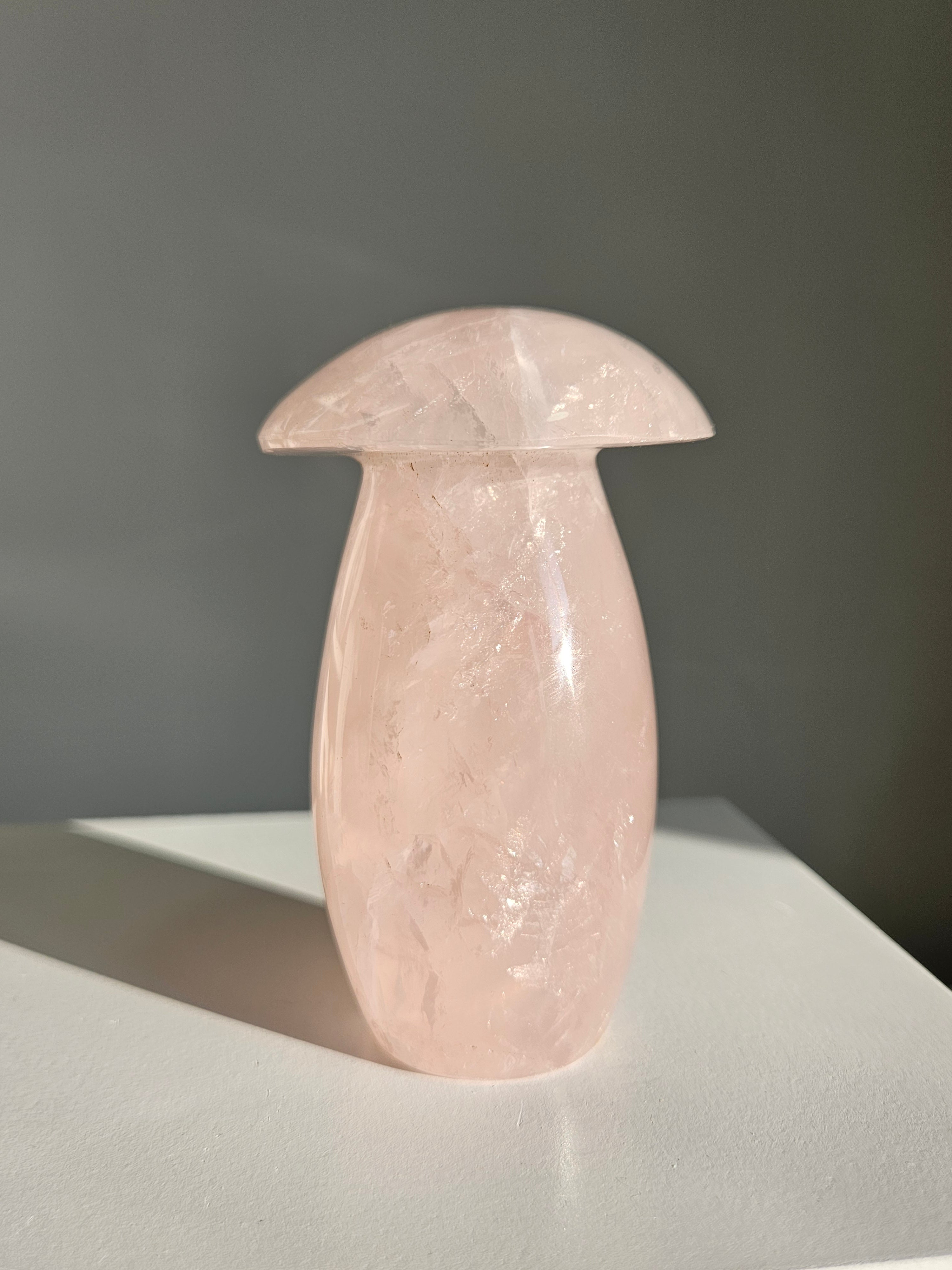 Rose Quartz Mushroom 001