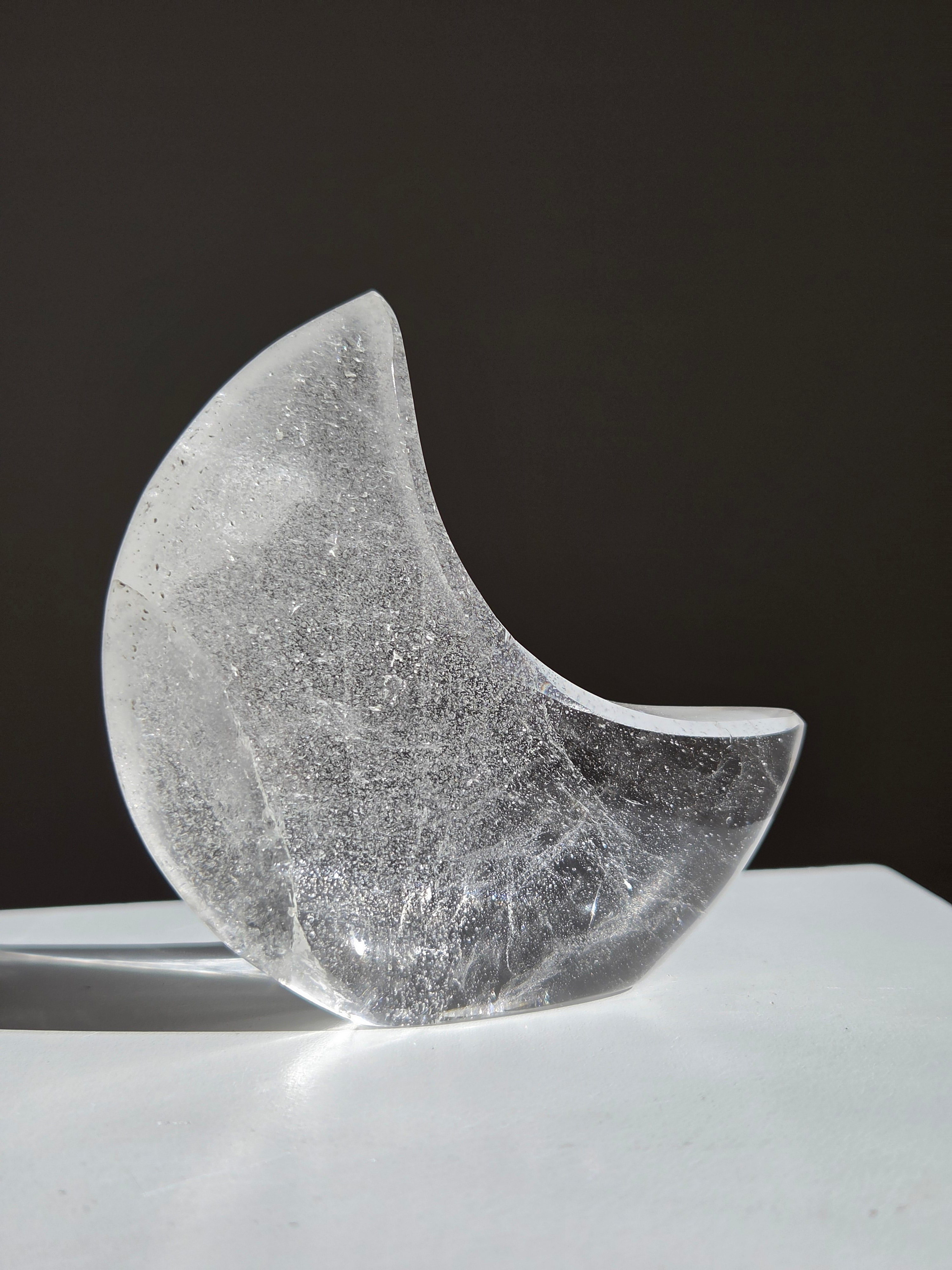 Himalayan Quartz Standing Moon 007