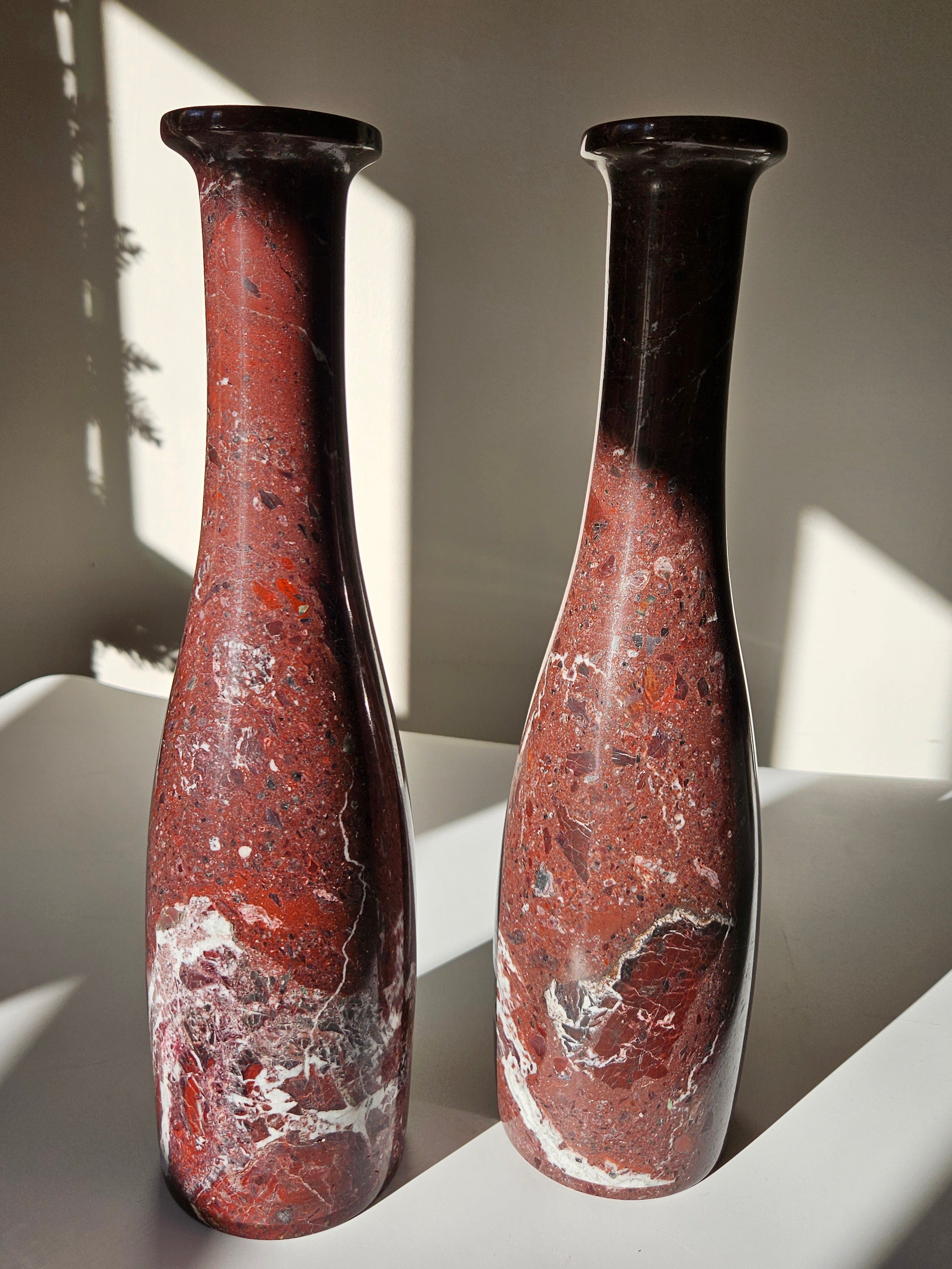 Jasper Vase Pair