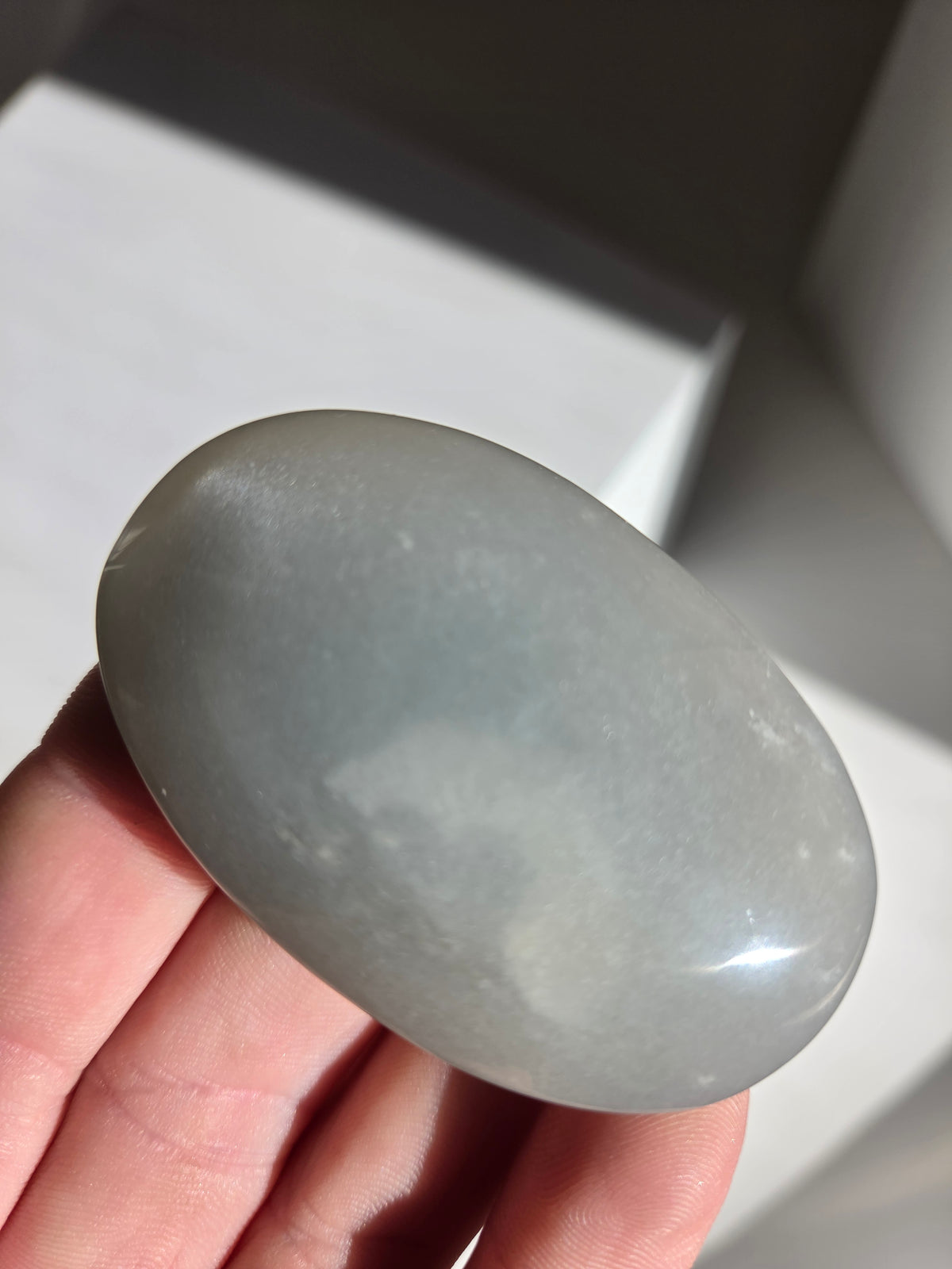 Green Moonstone Palmstone 005