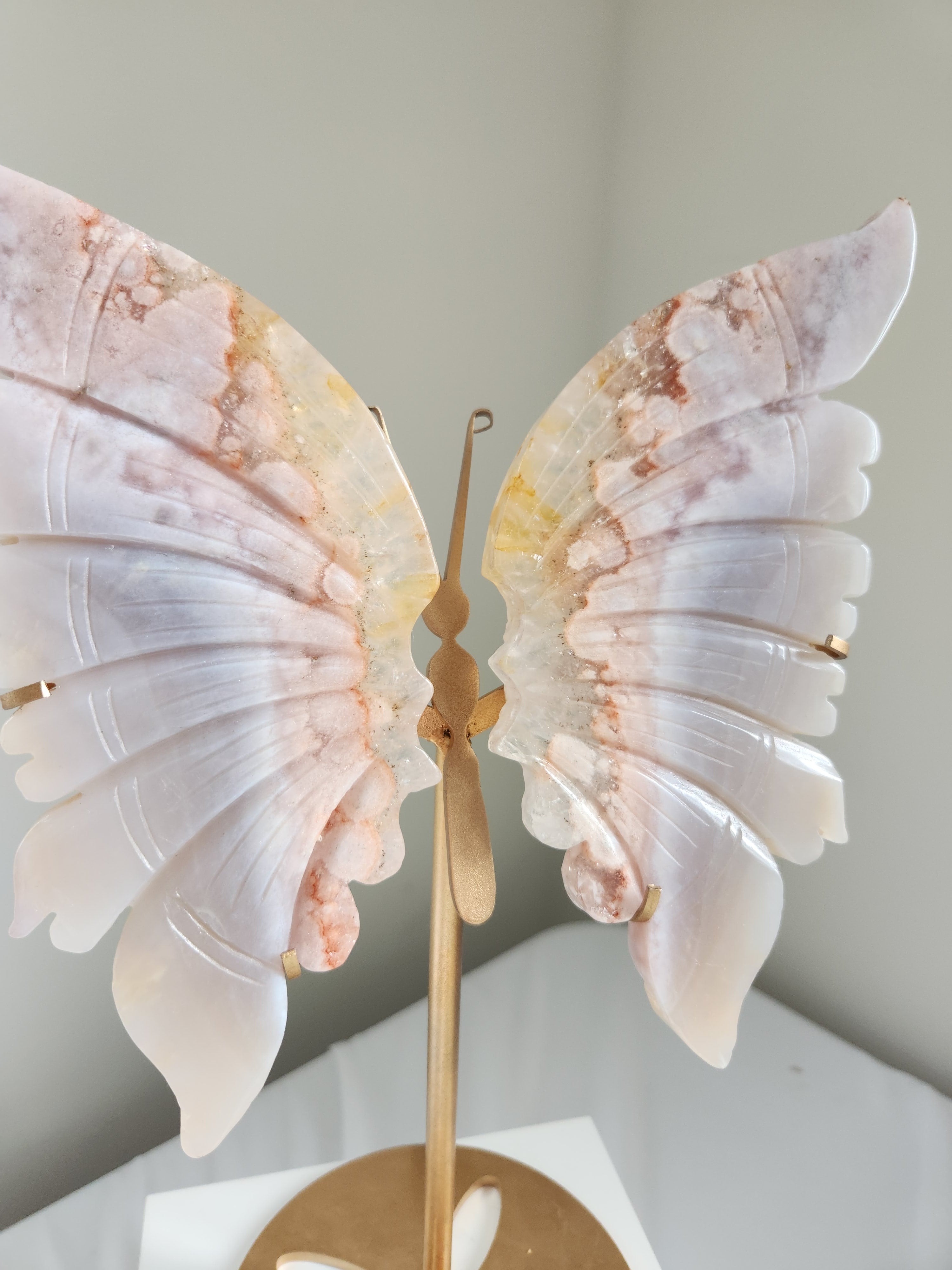 Flower Agate Butterfly