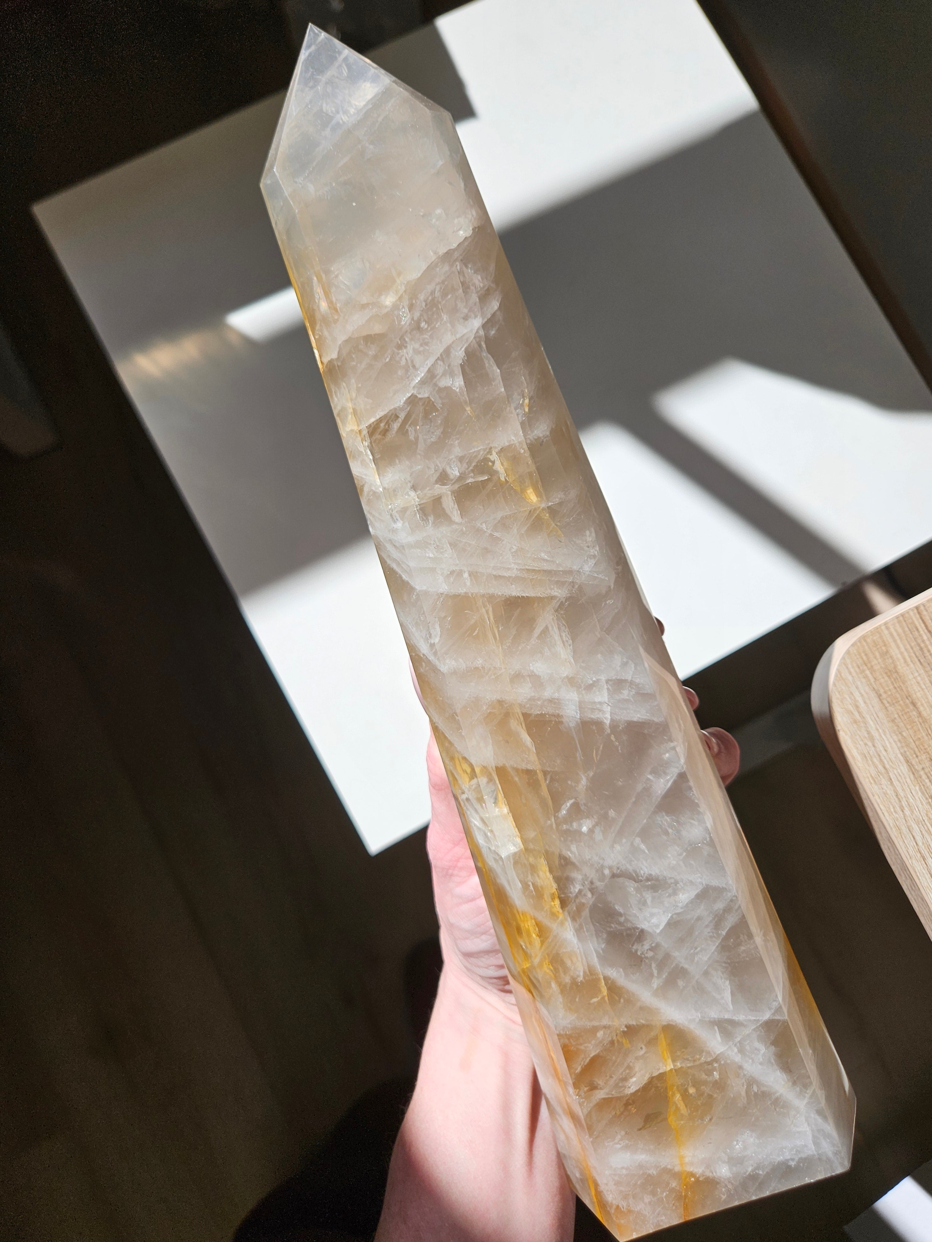 Golden Healer Quartz Statement Tower 001