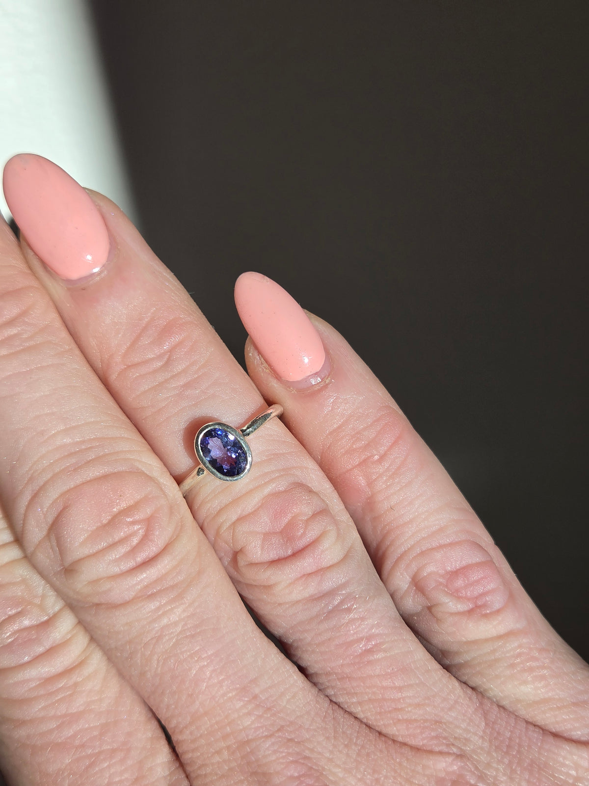 Size 6 | Tanzanite Ring | silver 054