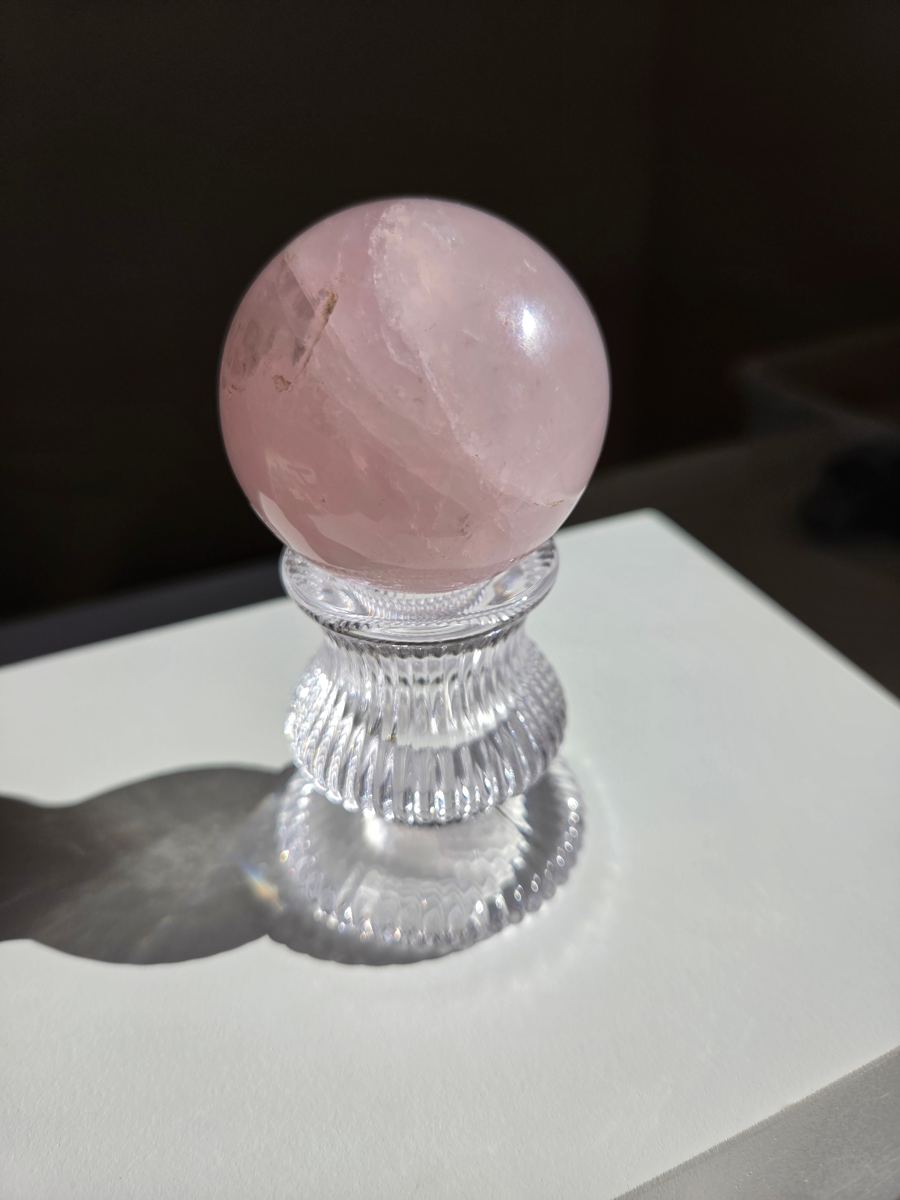 Rose Quartz Sphere 003