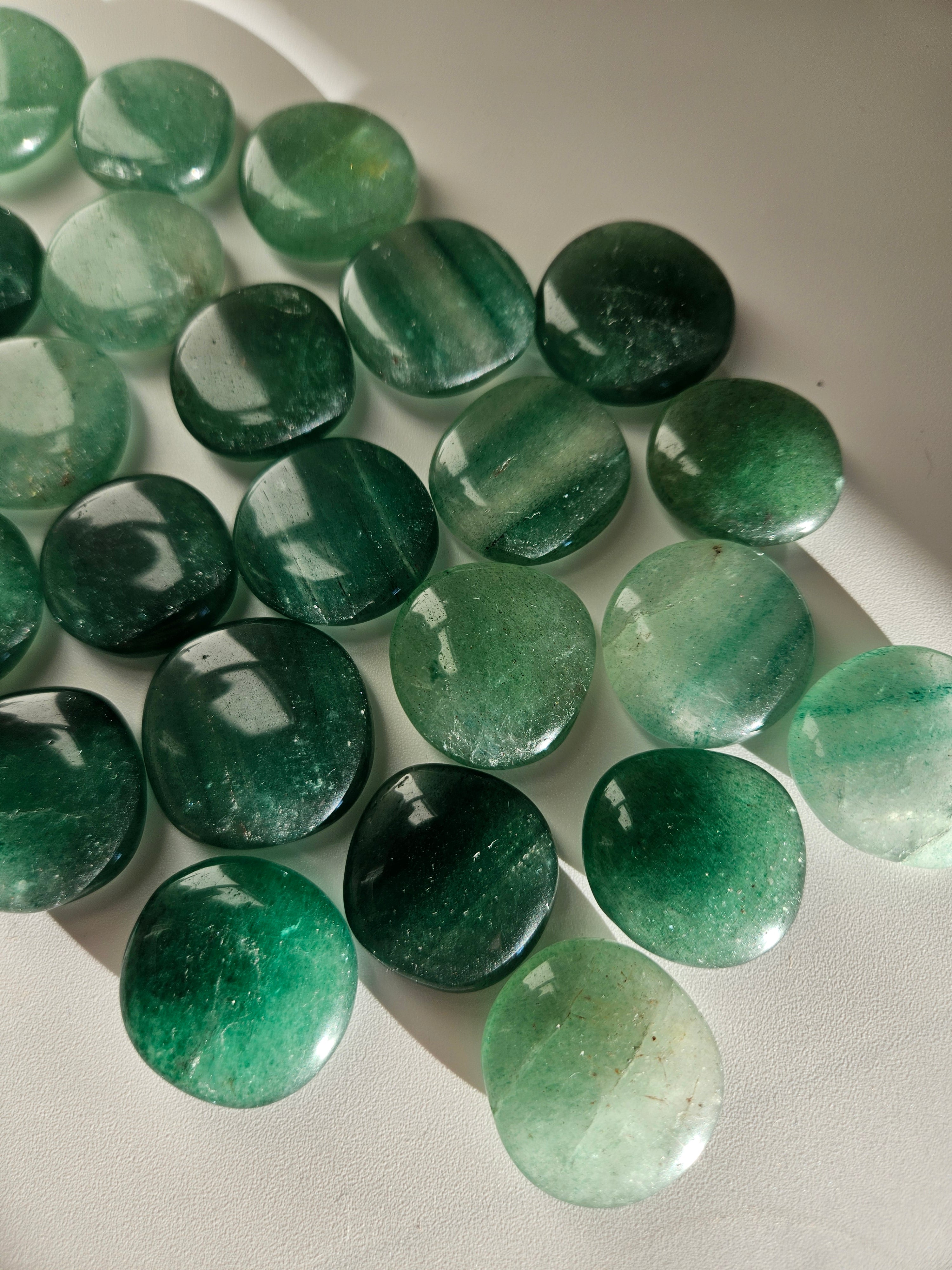 Green Strawberry Quartz Mini Flat