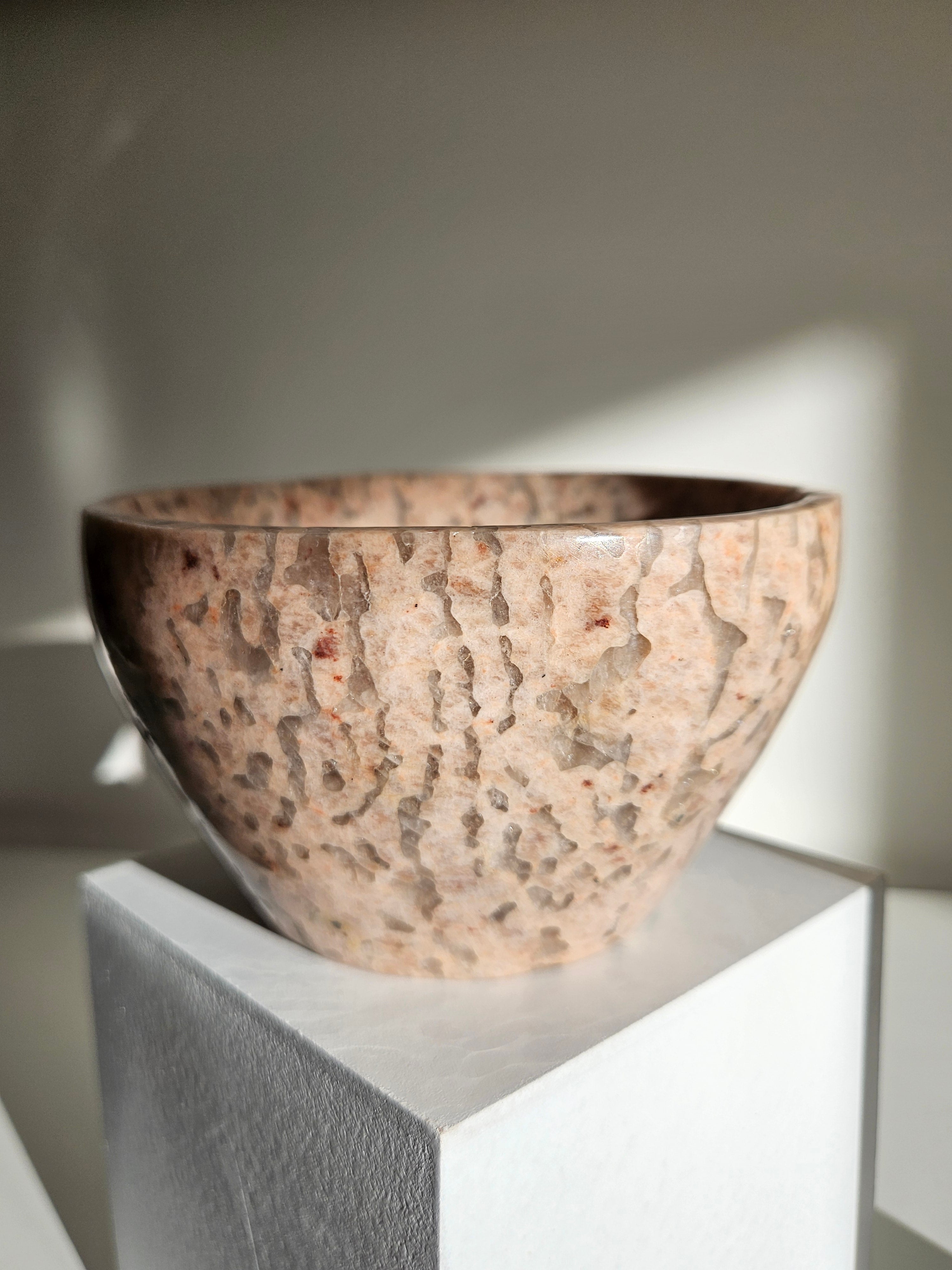 Peach Moonstone x Smoky Quartz Bowl 004