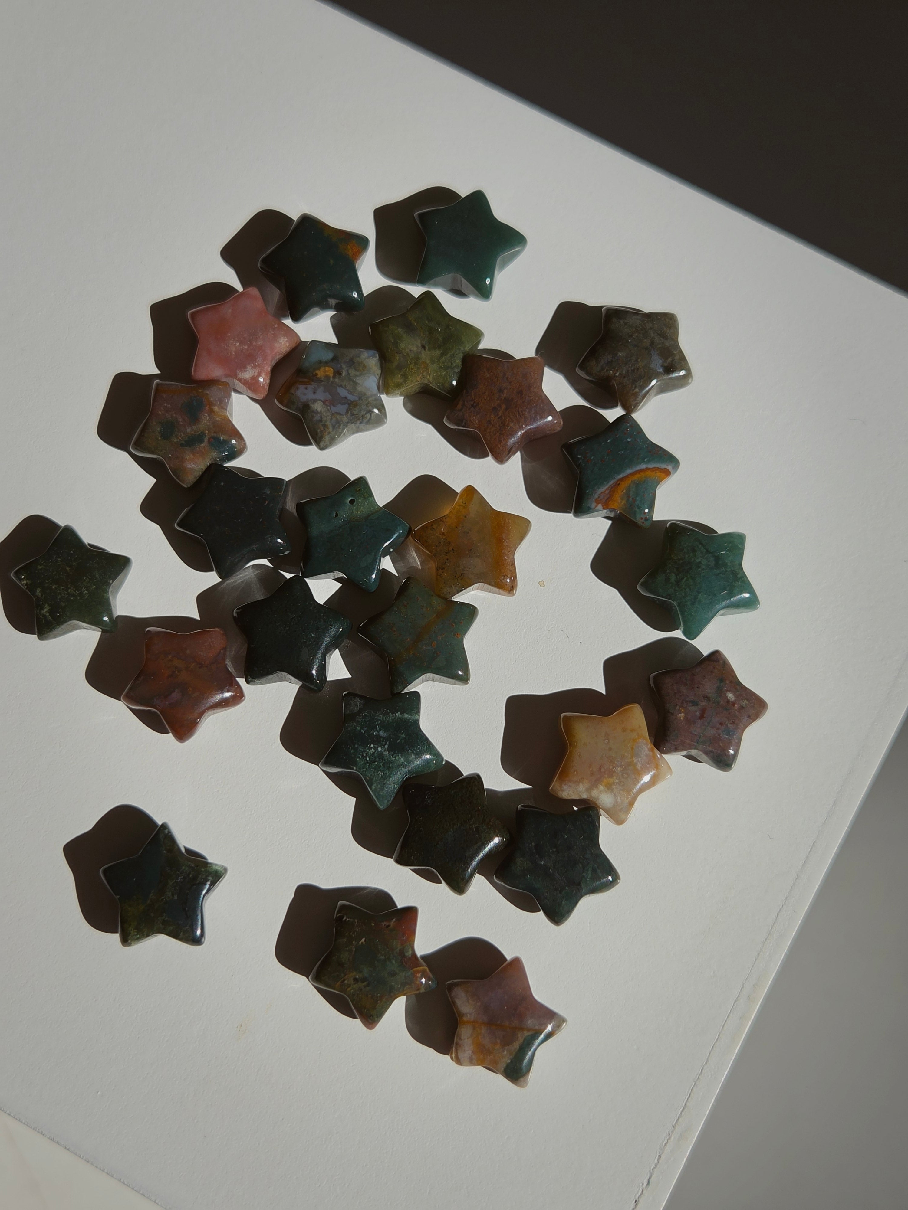 Sea Jasper Mini Star Set