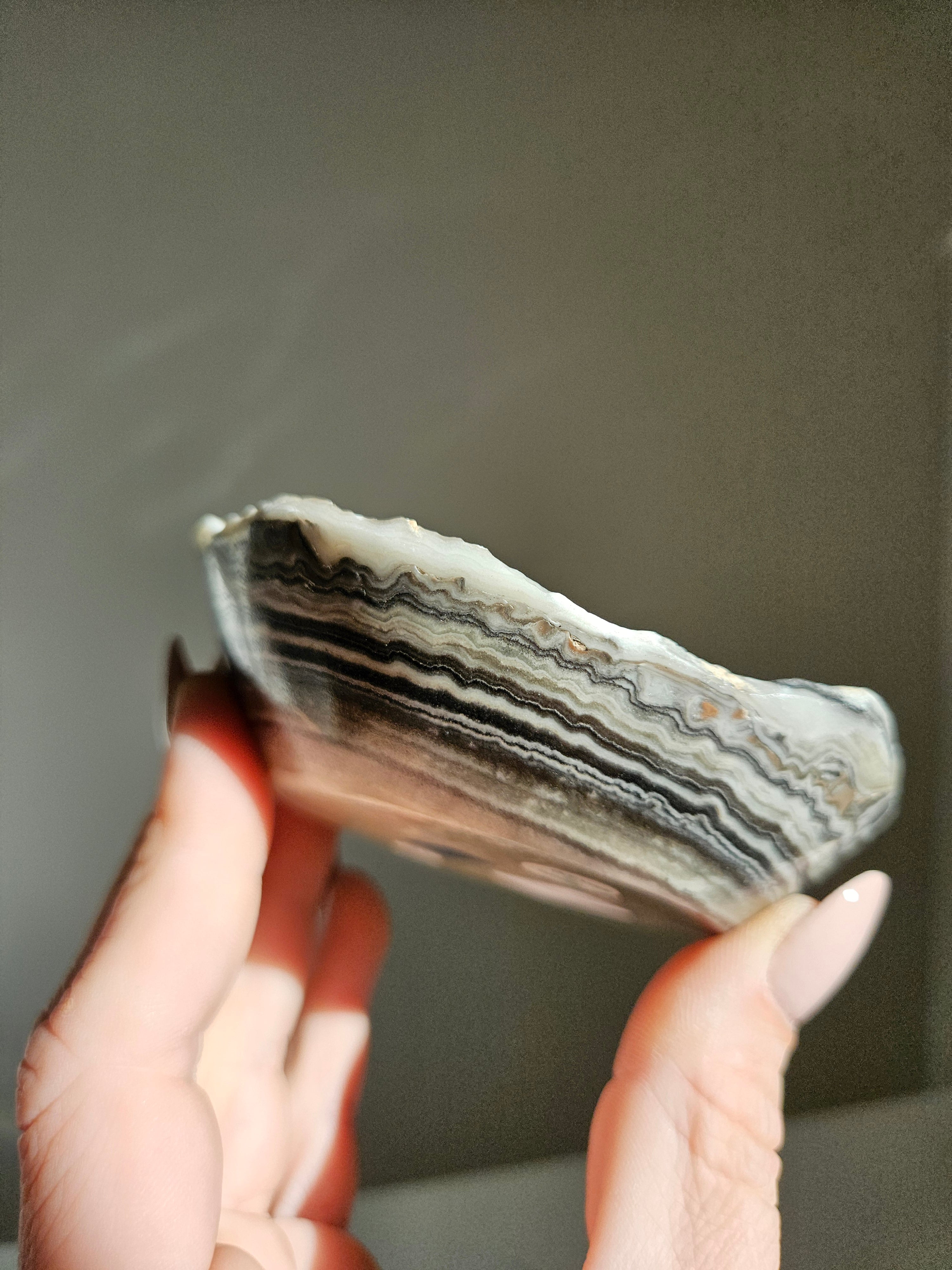 Banded Calcite Bowl 005