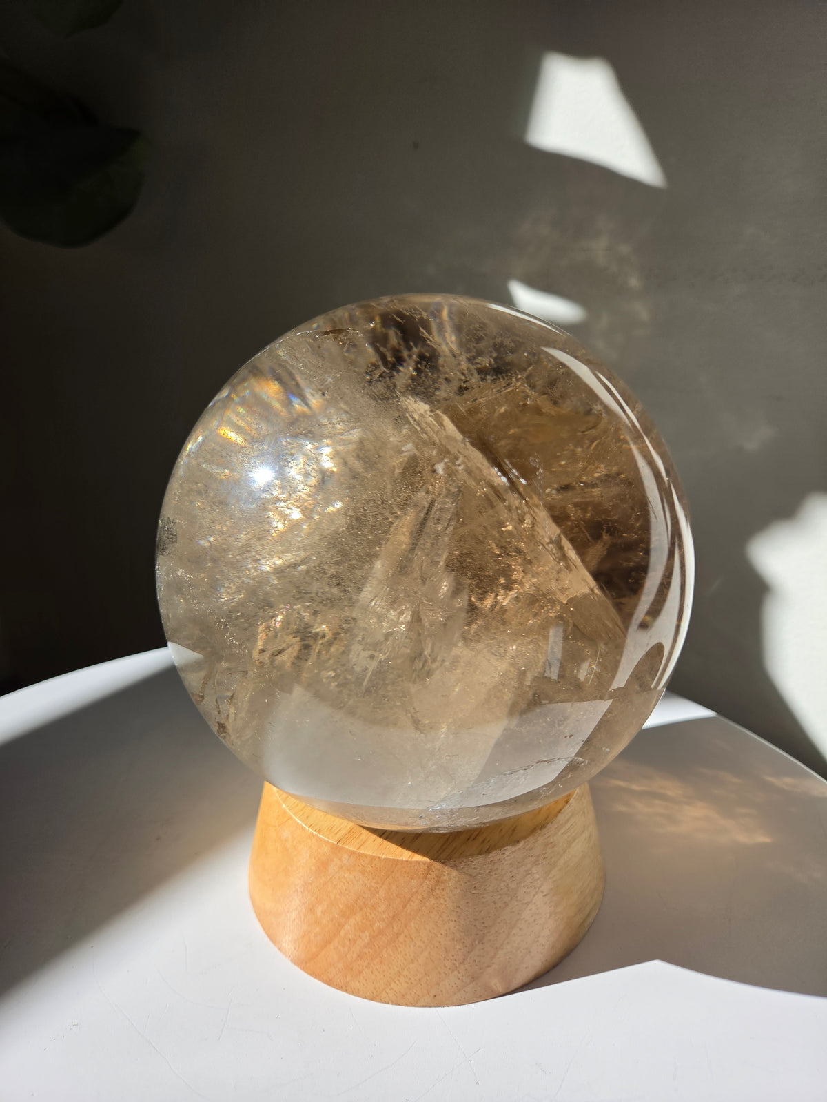 Smoky Quartz statement Sphere