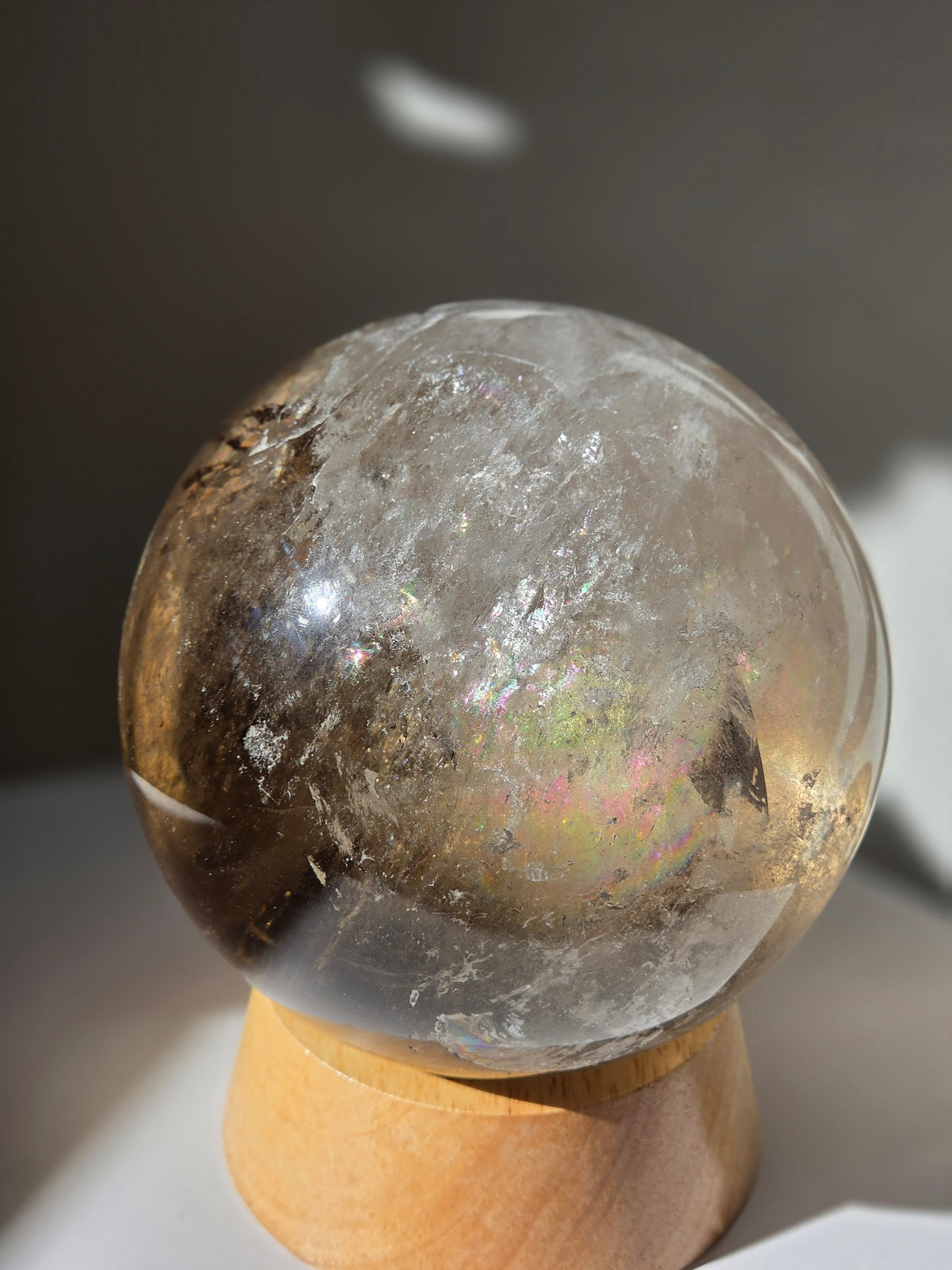 Smoky Quartz statement Sphere