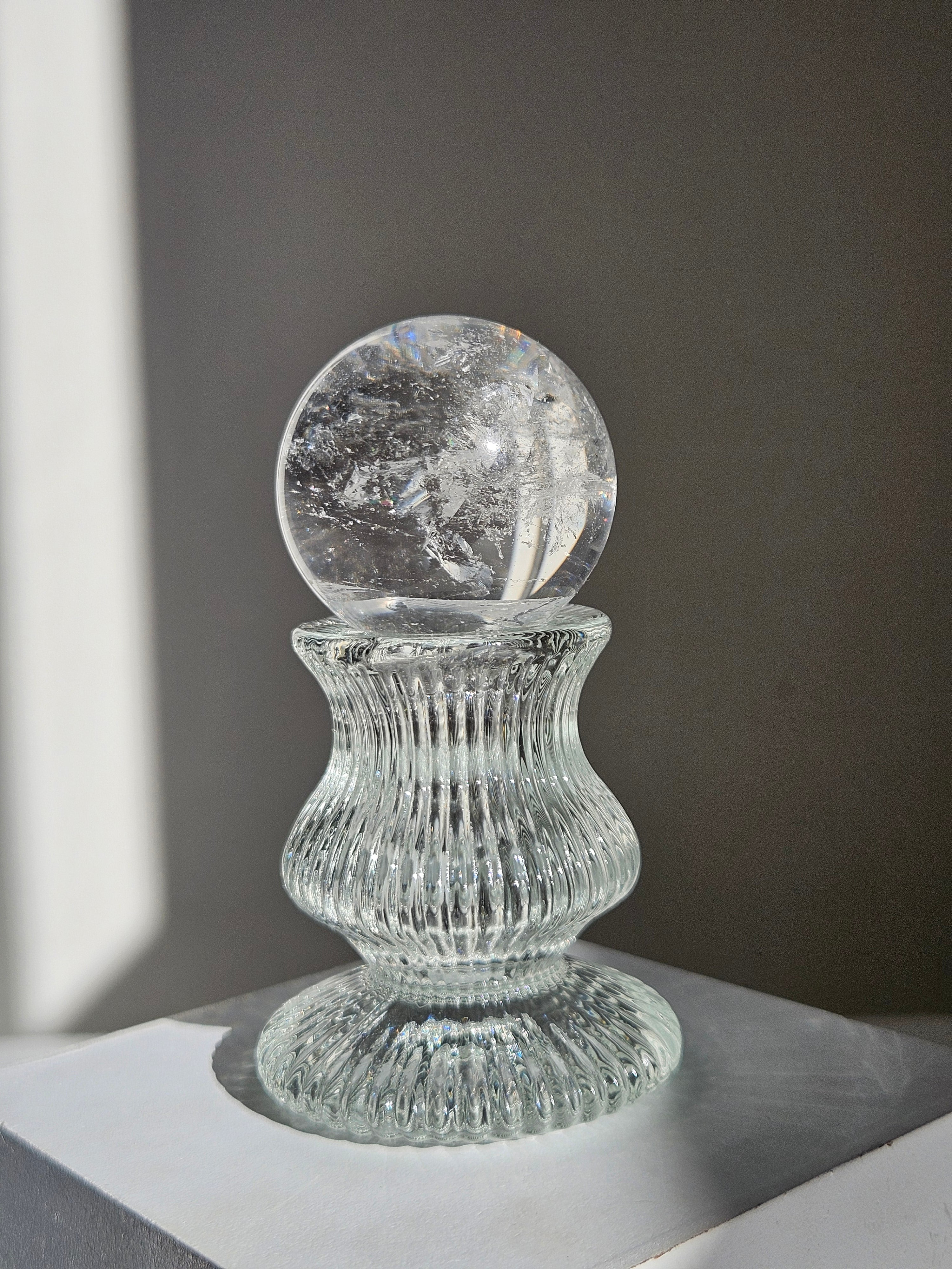 Lemurian Quartz Sphere 009
