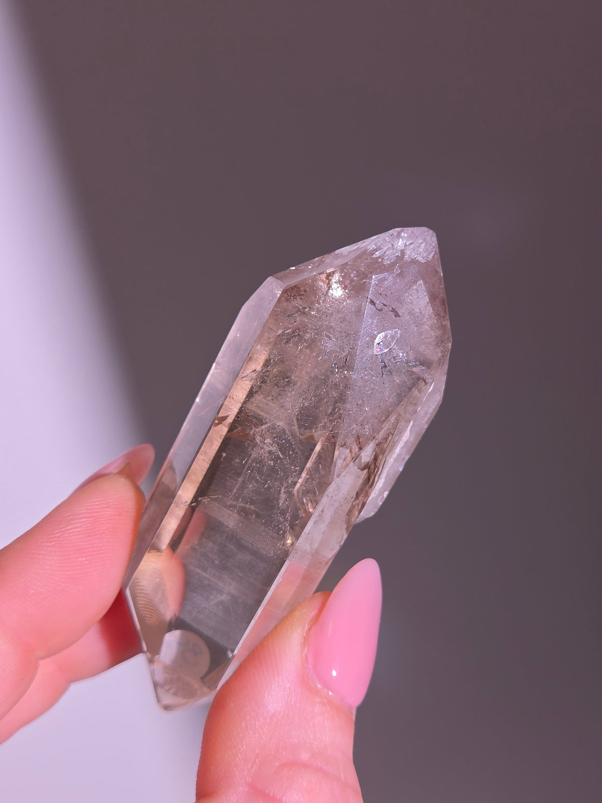Semipolished Smoky Lemurian Quartz 006