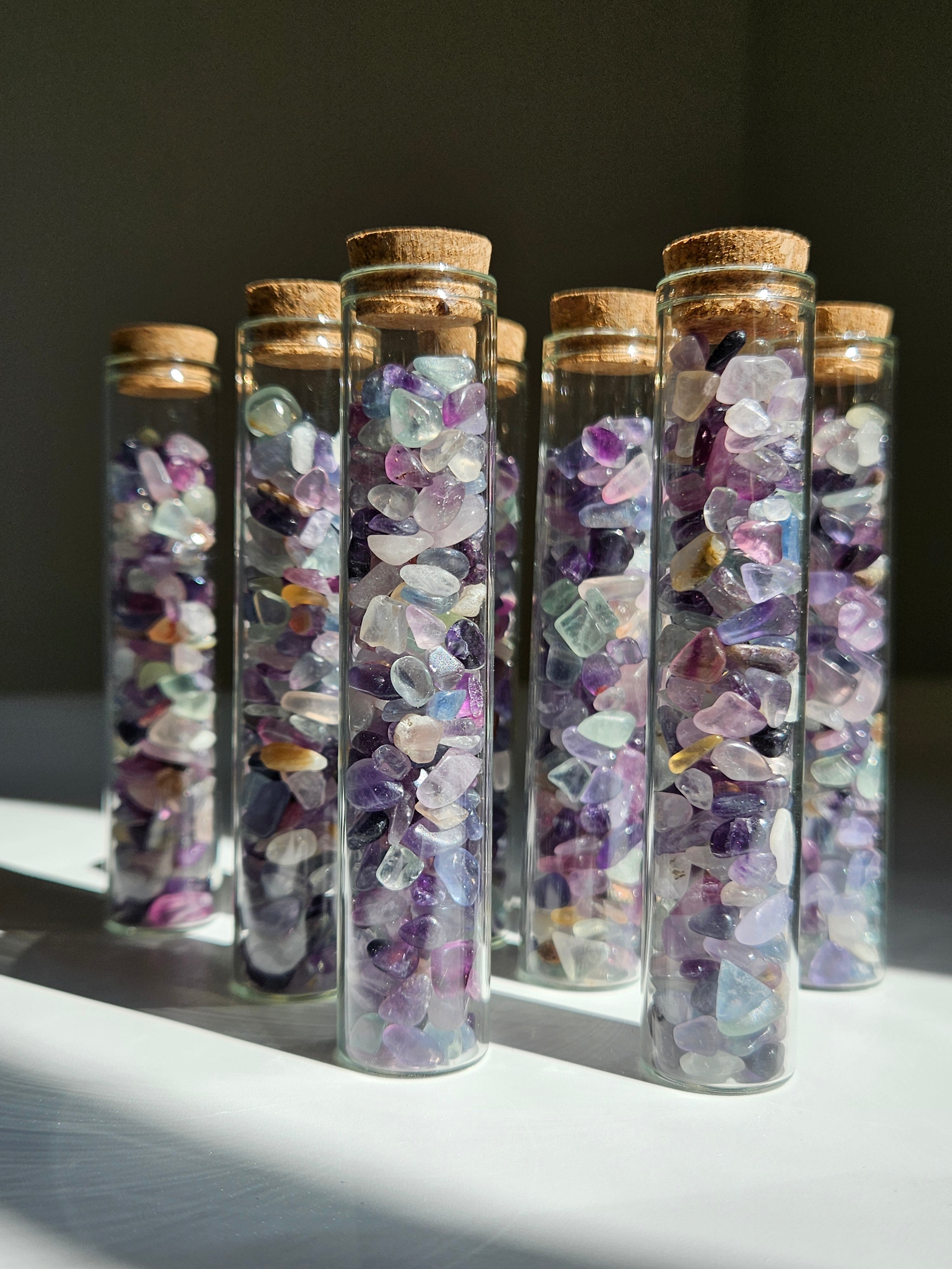 Rainbow Fluorite Vial