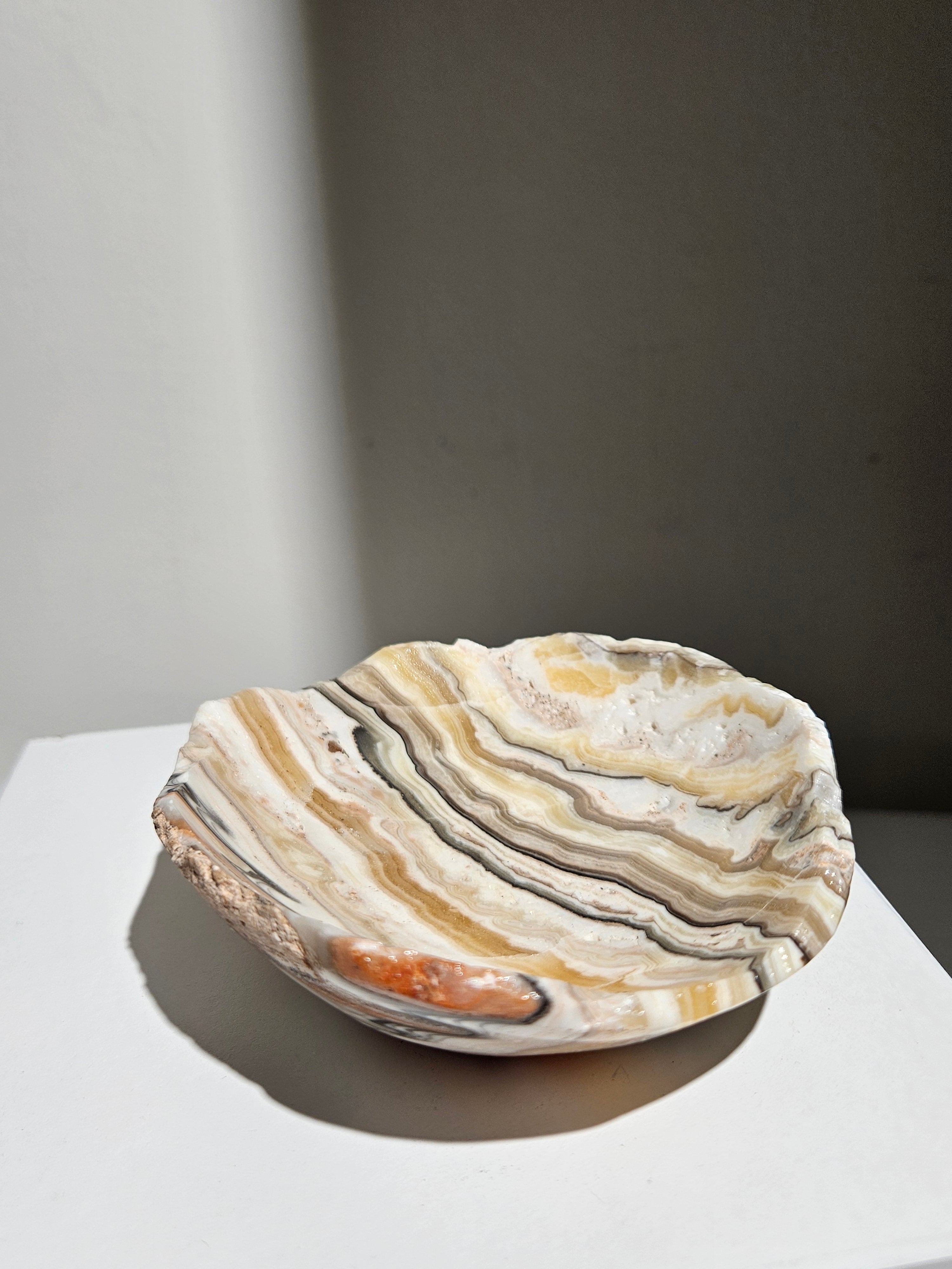 Banded Calcite Bowl 011