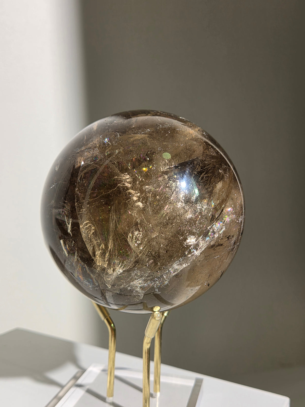 Smoky Quartz Sphere 009