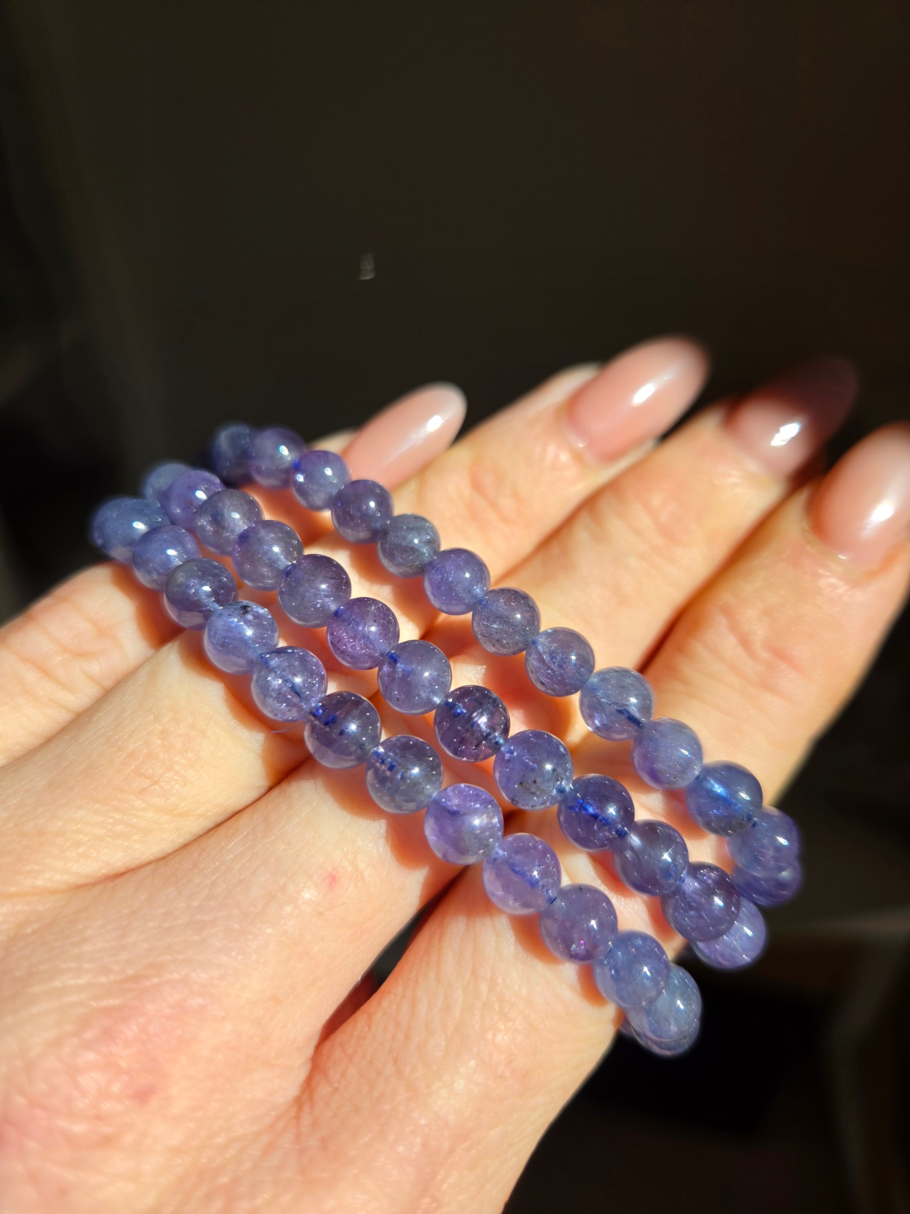 Tanzanite 3 wrap bracelet | 002