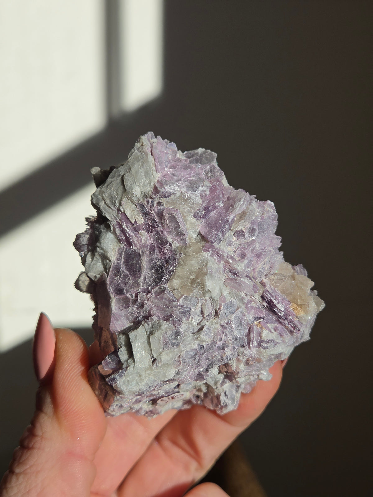 Raw Gem Lepidolite 006