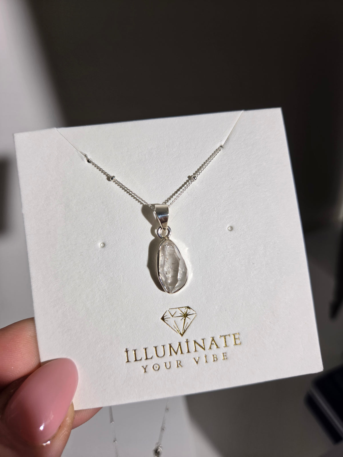 Herkimer Diamond Necklace 003