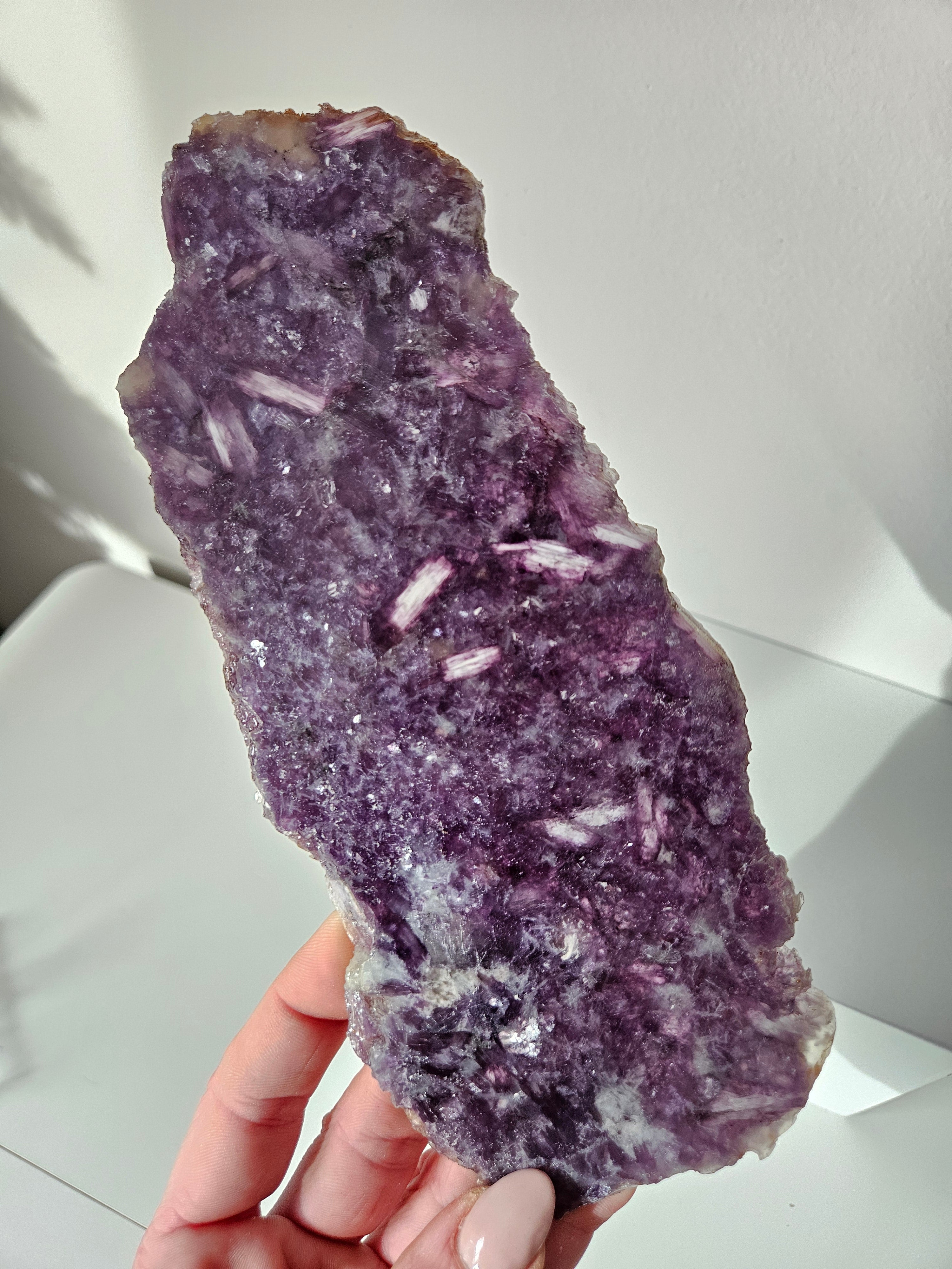 Lepidolite Slab 001