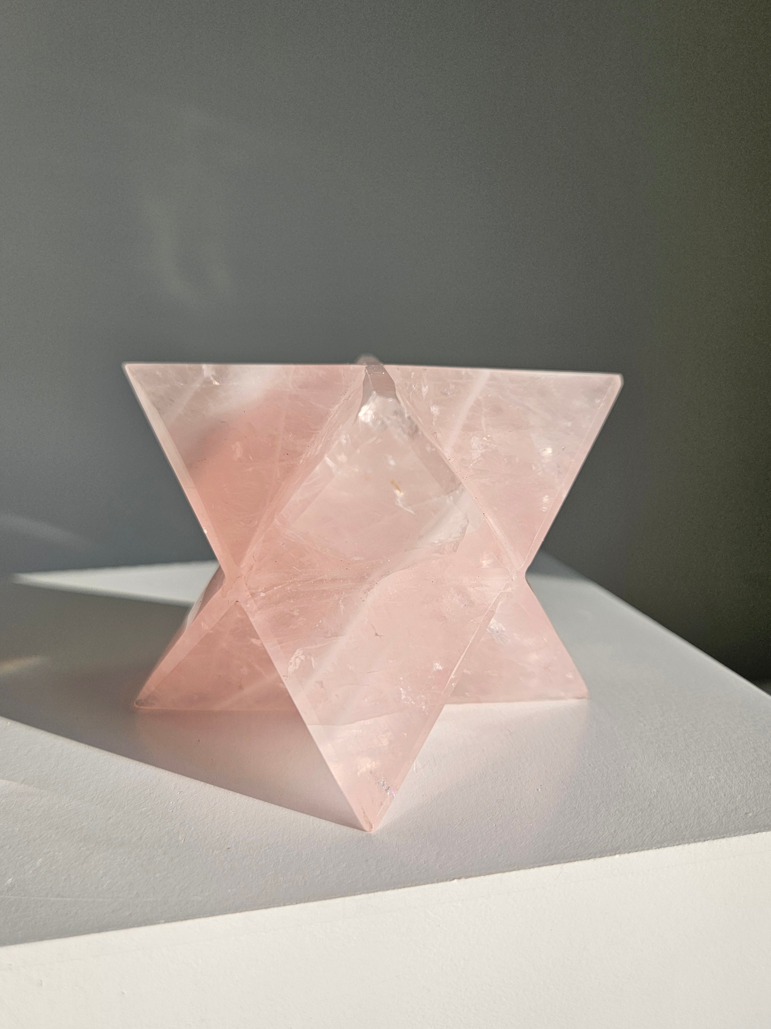 Rose Quartz Merkaba 001