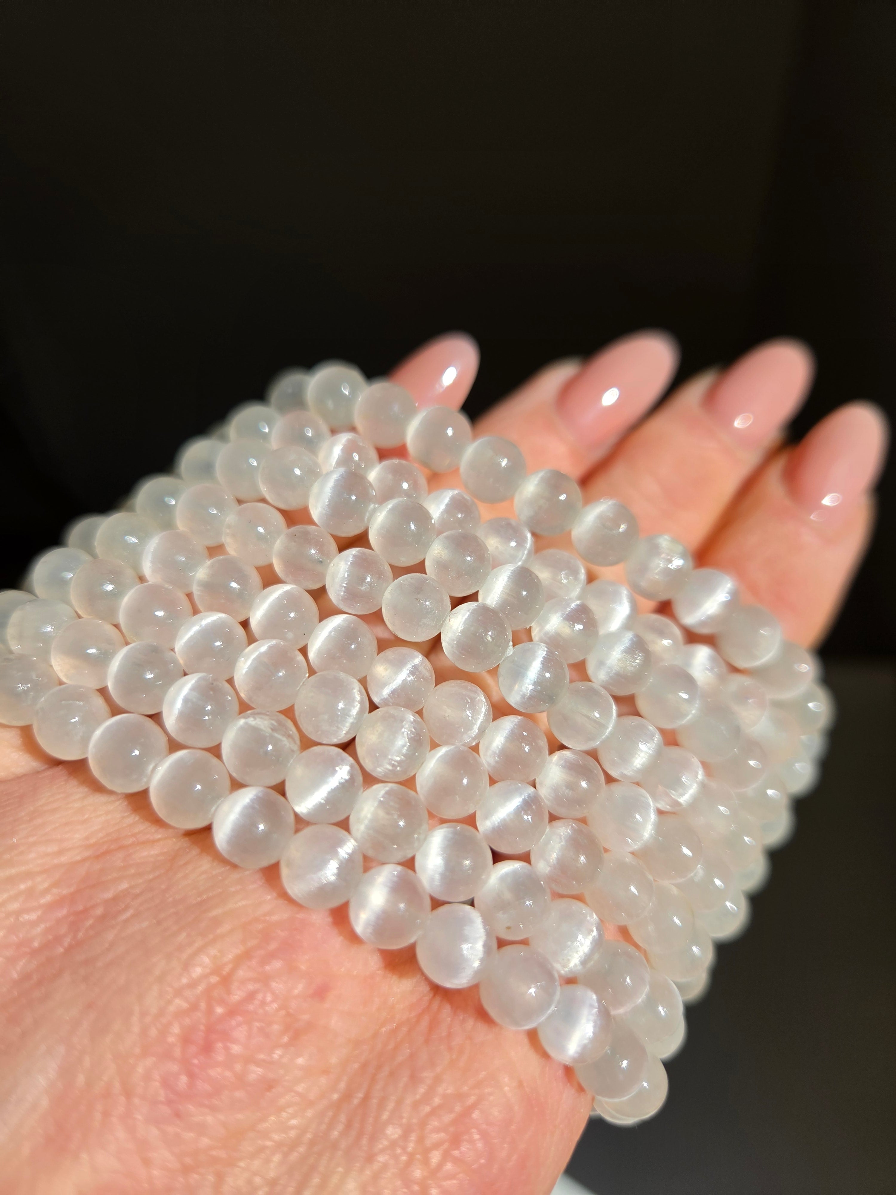 Selenite bracelet | 6mm