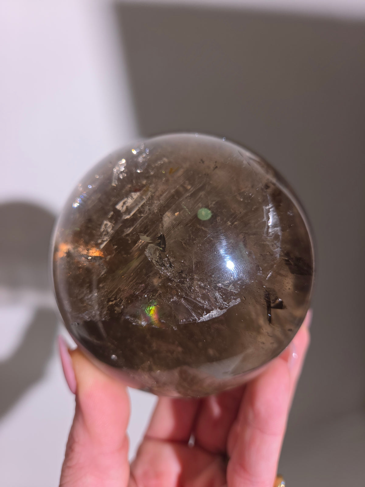 Smoky Quartz Sphere 010