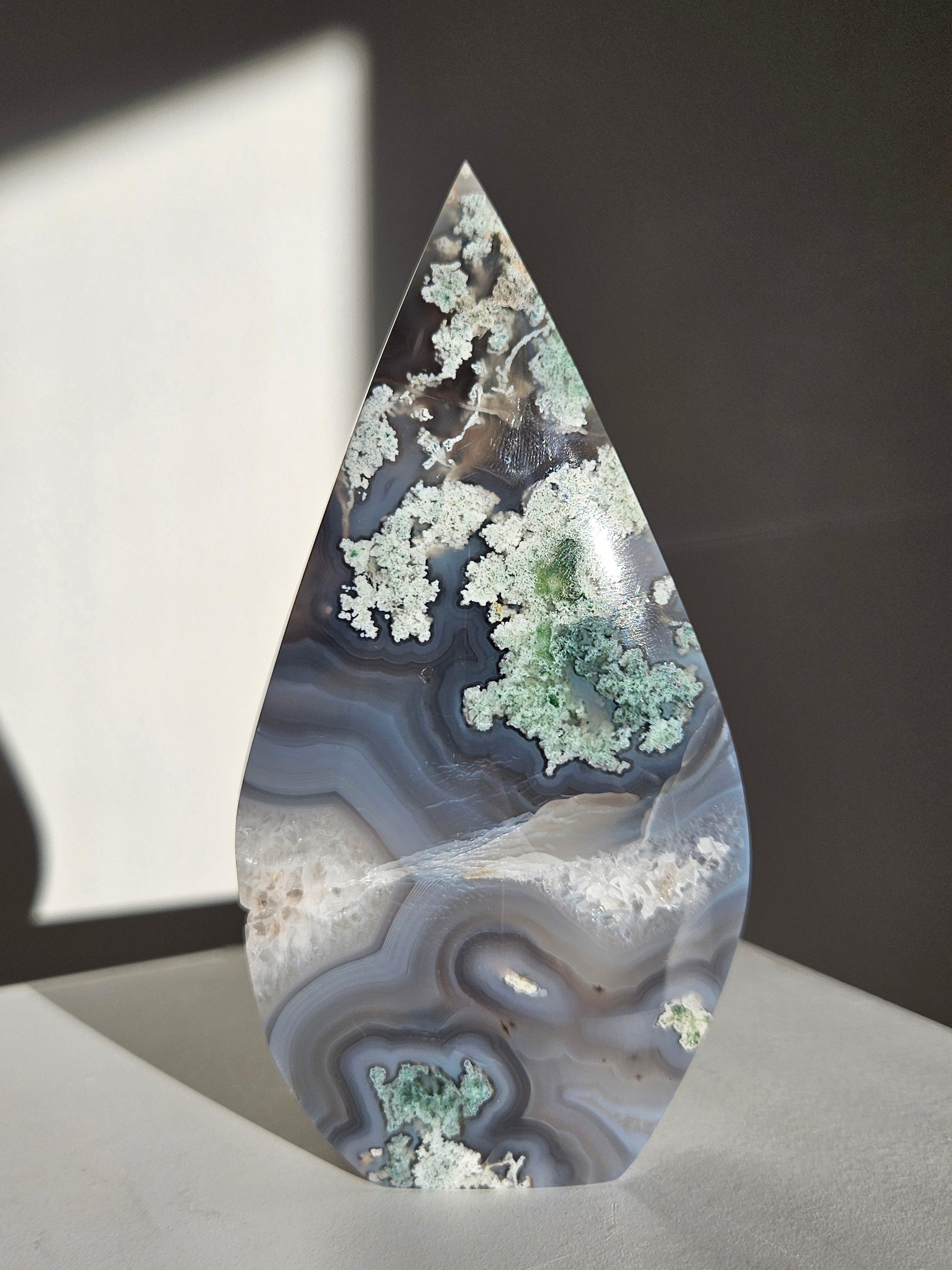 Moss Agate Flame 004