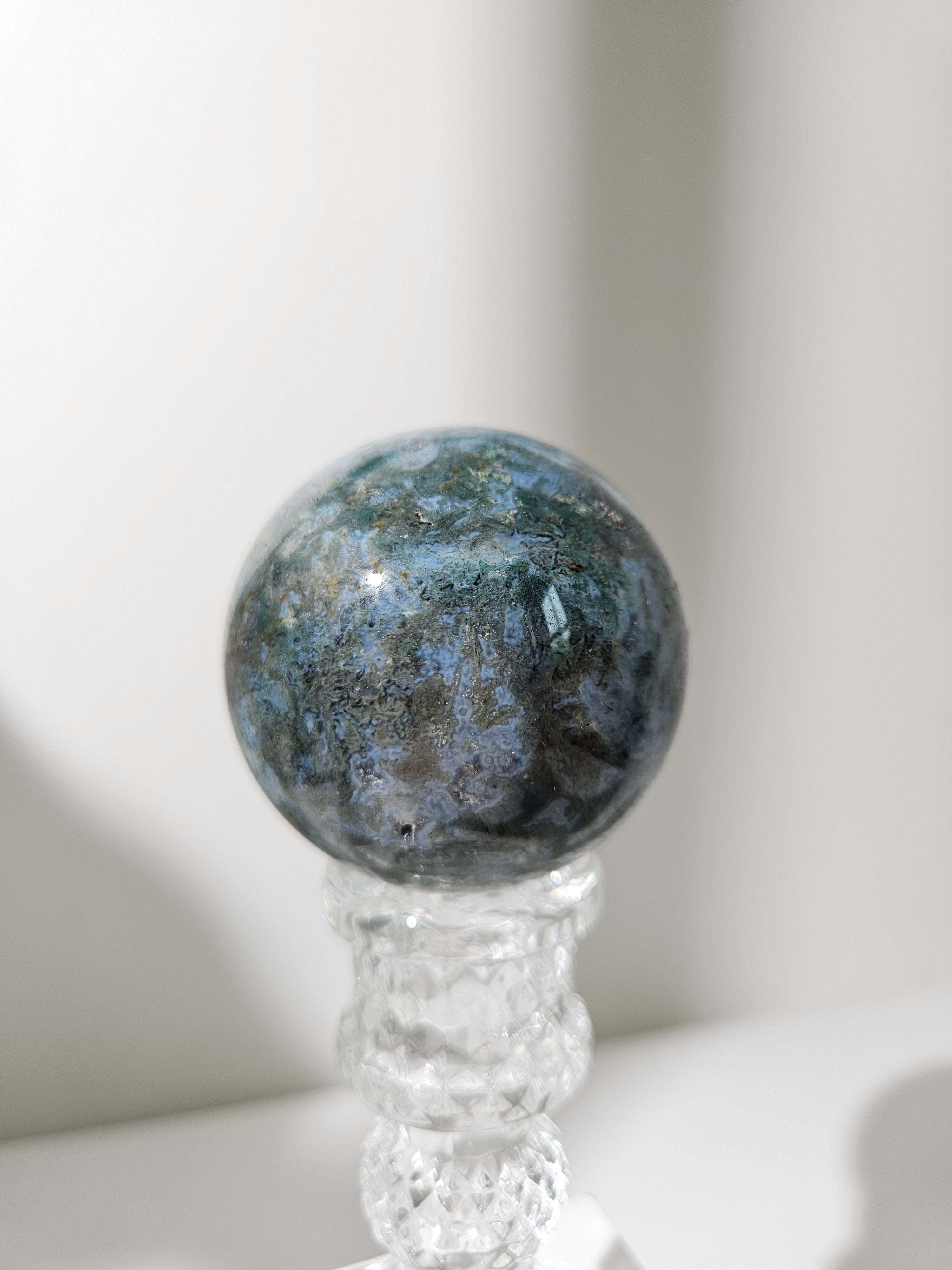 Moss Agate Sphere 002