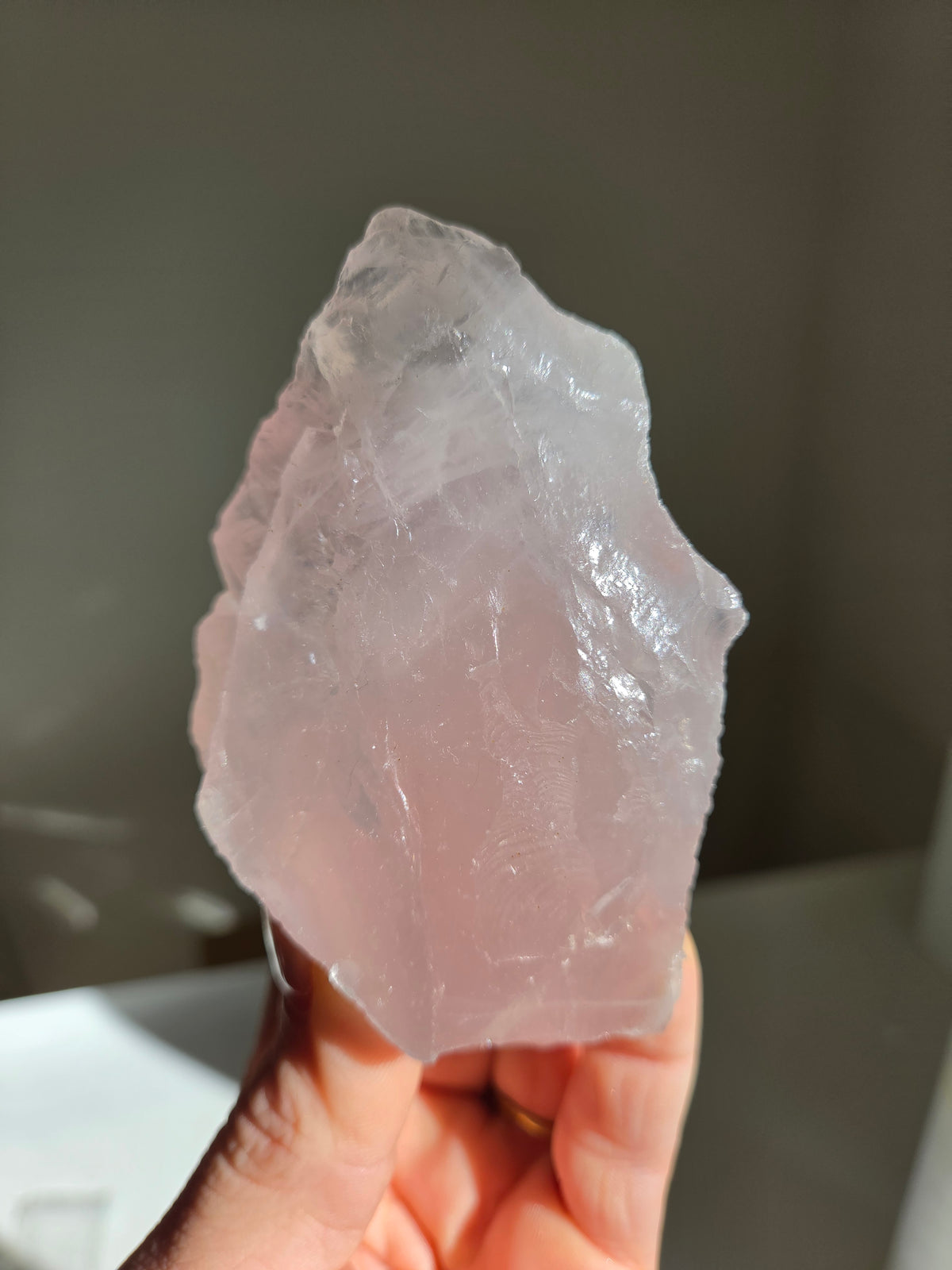 Lavender Raw Rose Quartz 021