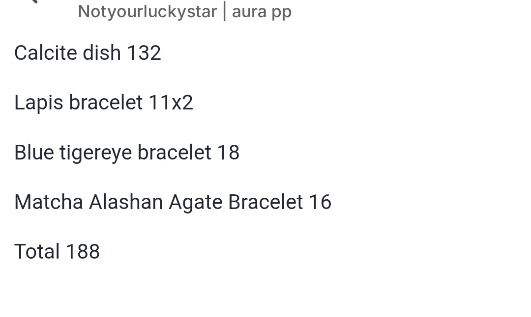 Notyourluckystar | aura pp