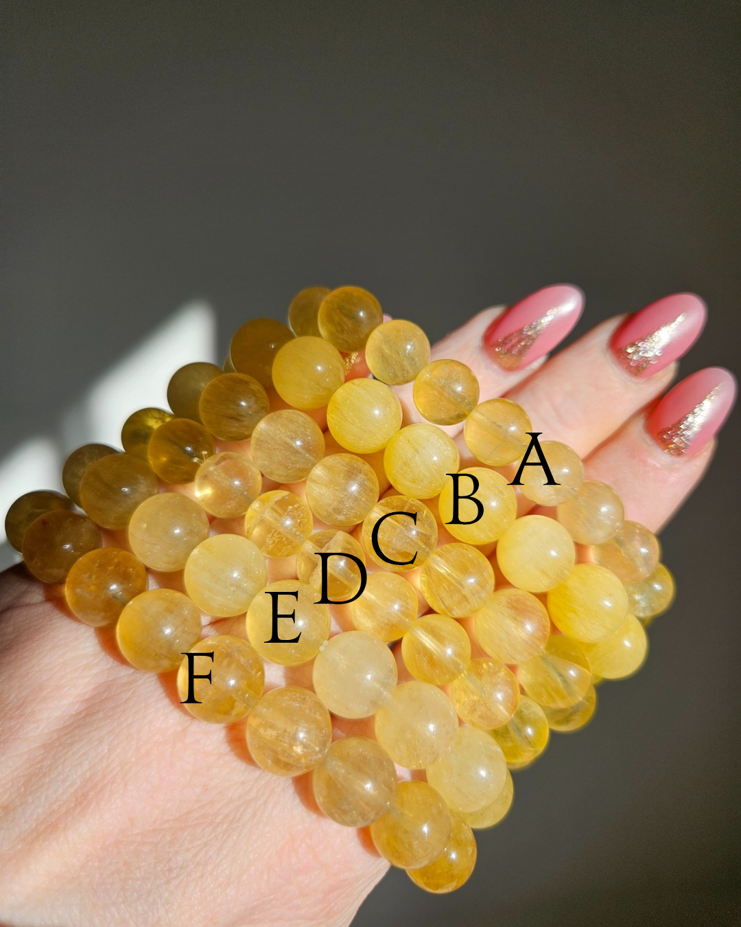 Yellow Fluorite Bracelet | 10-11.5mm
