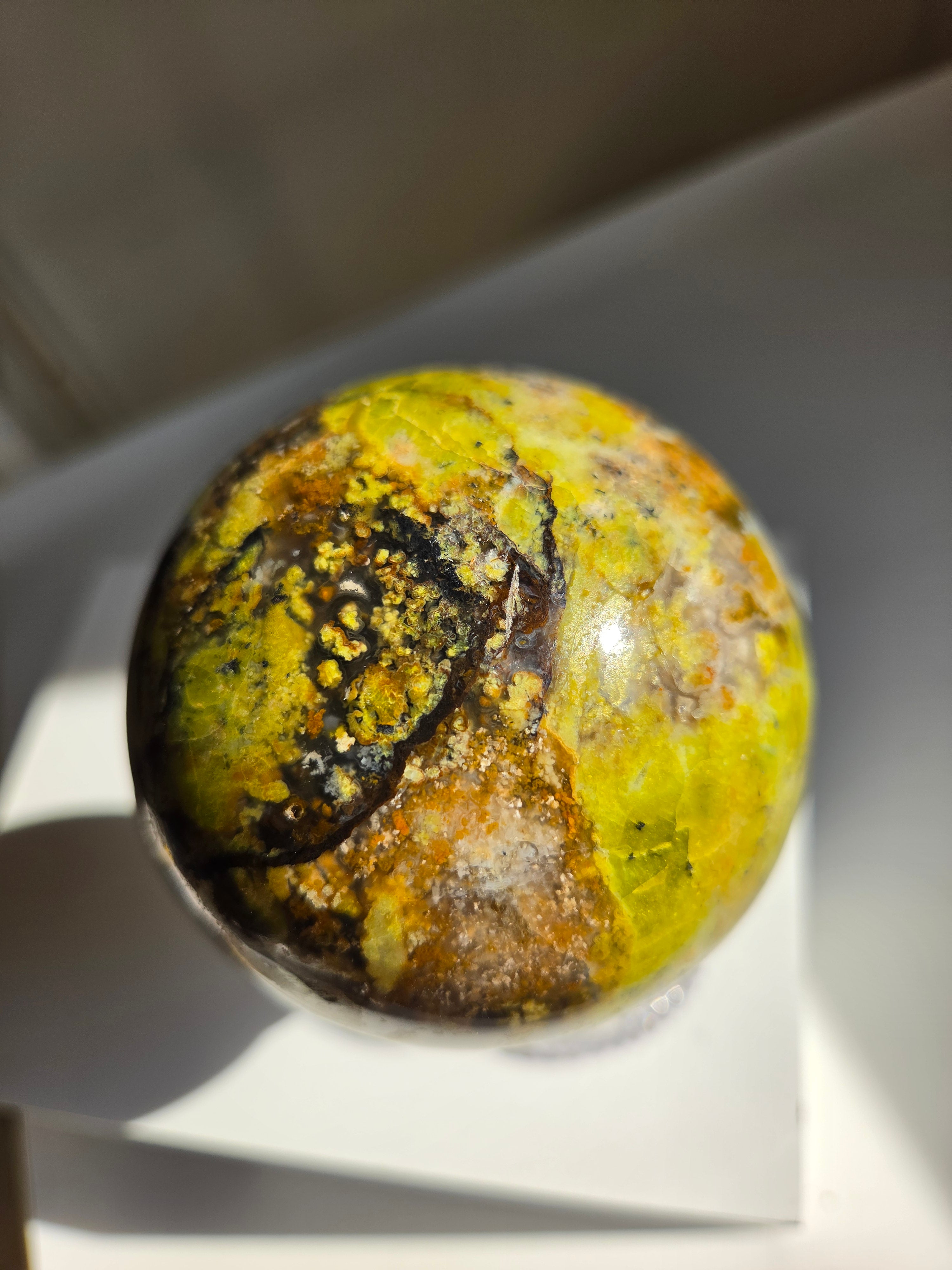 Green Opal Sphere 002