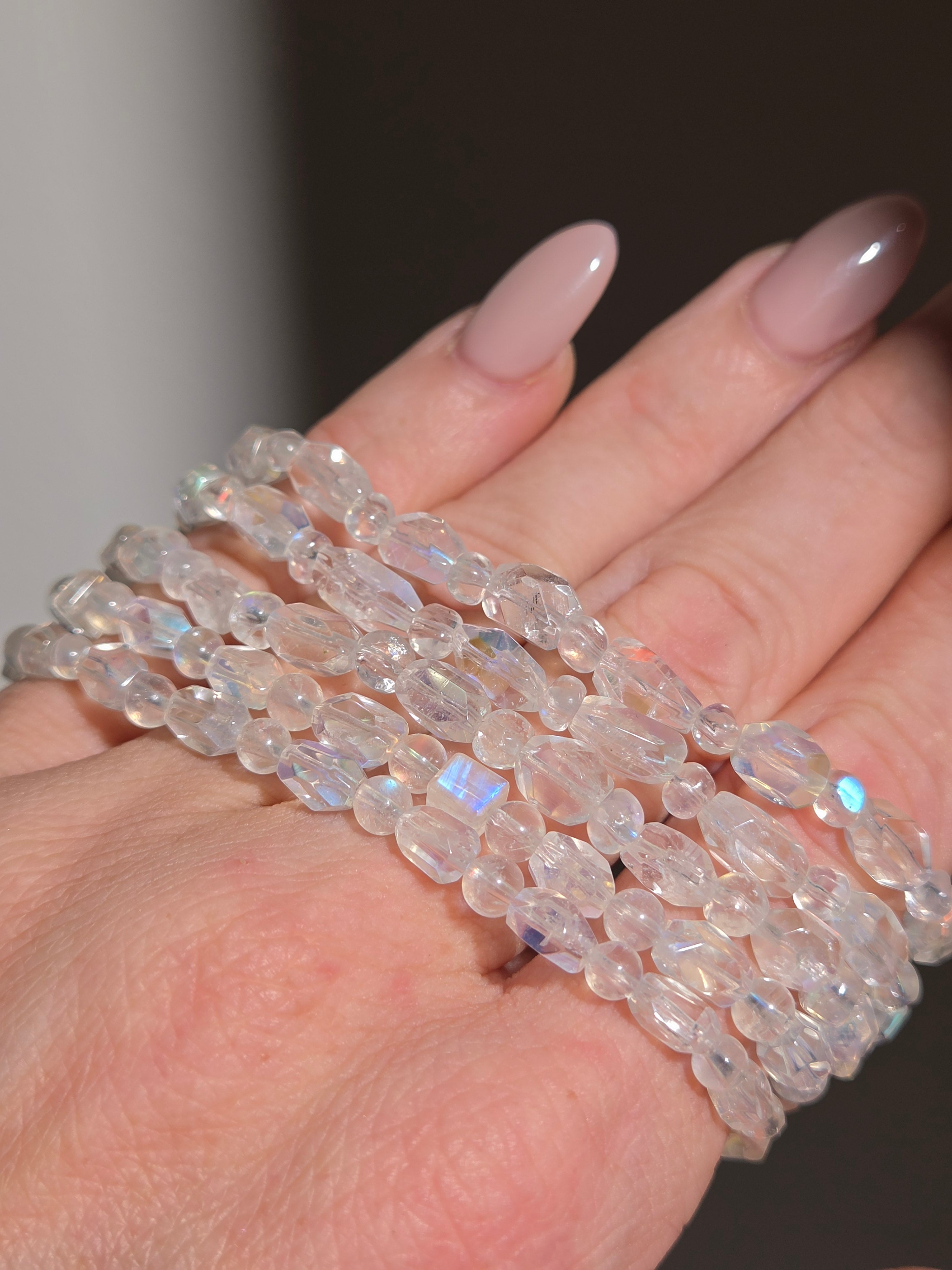 Malagasy Moonstone freeform Bracelet | intuitively selected