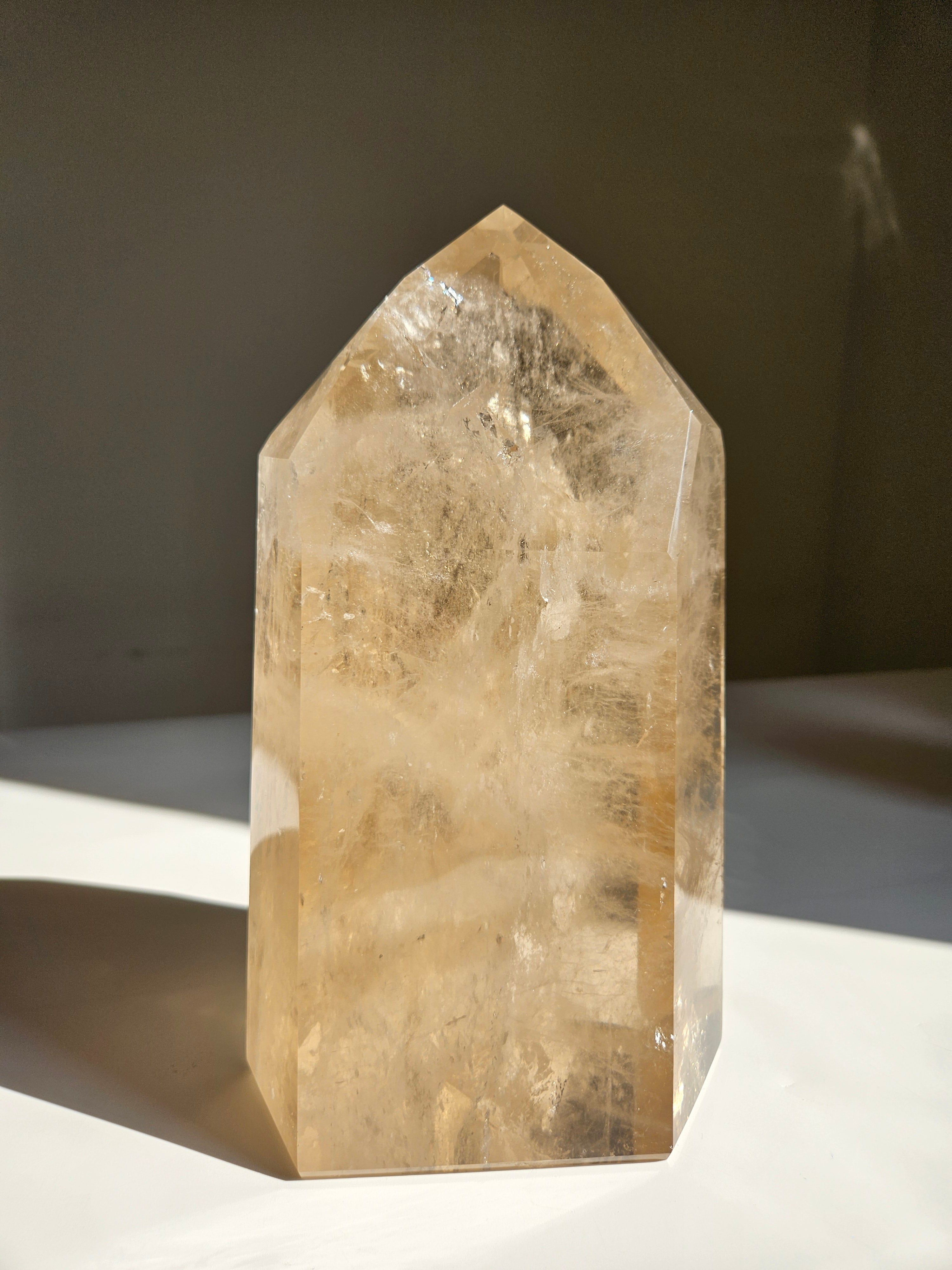 Smoky Citrine Statement Tower