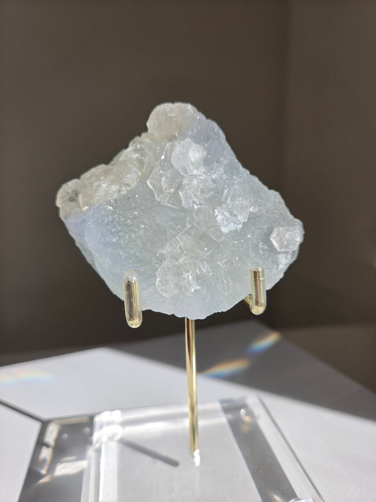 Calcite Coated Fluorite 001