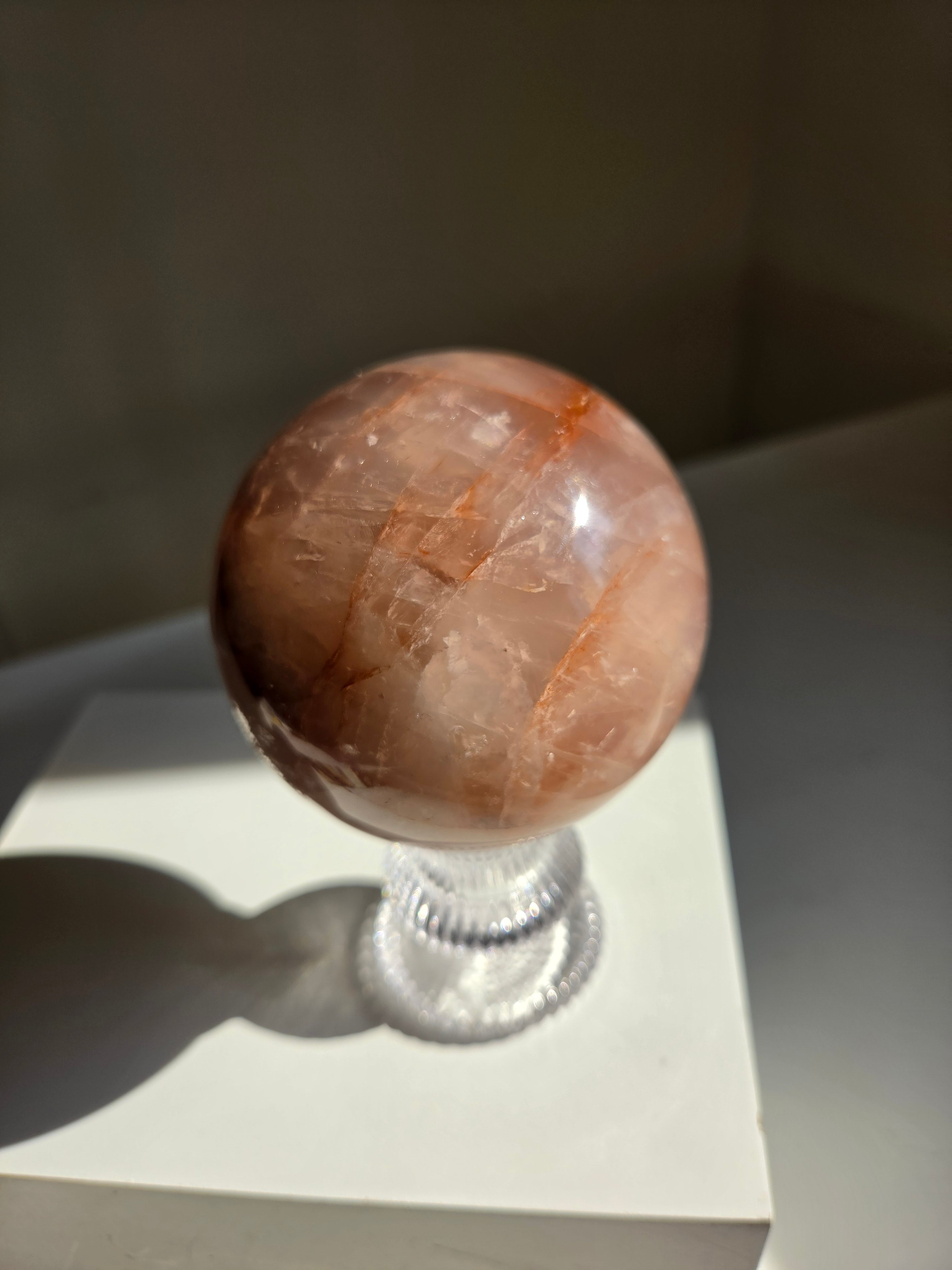Hematite Quartz Sphere 001