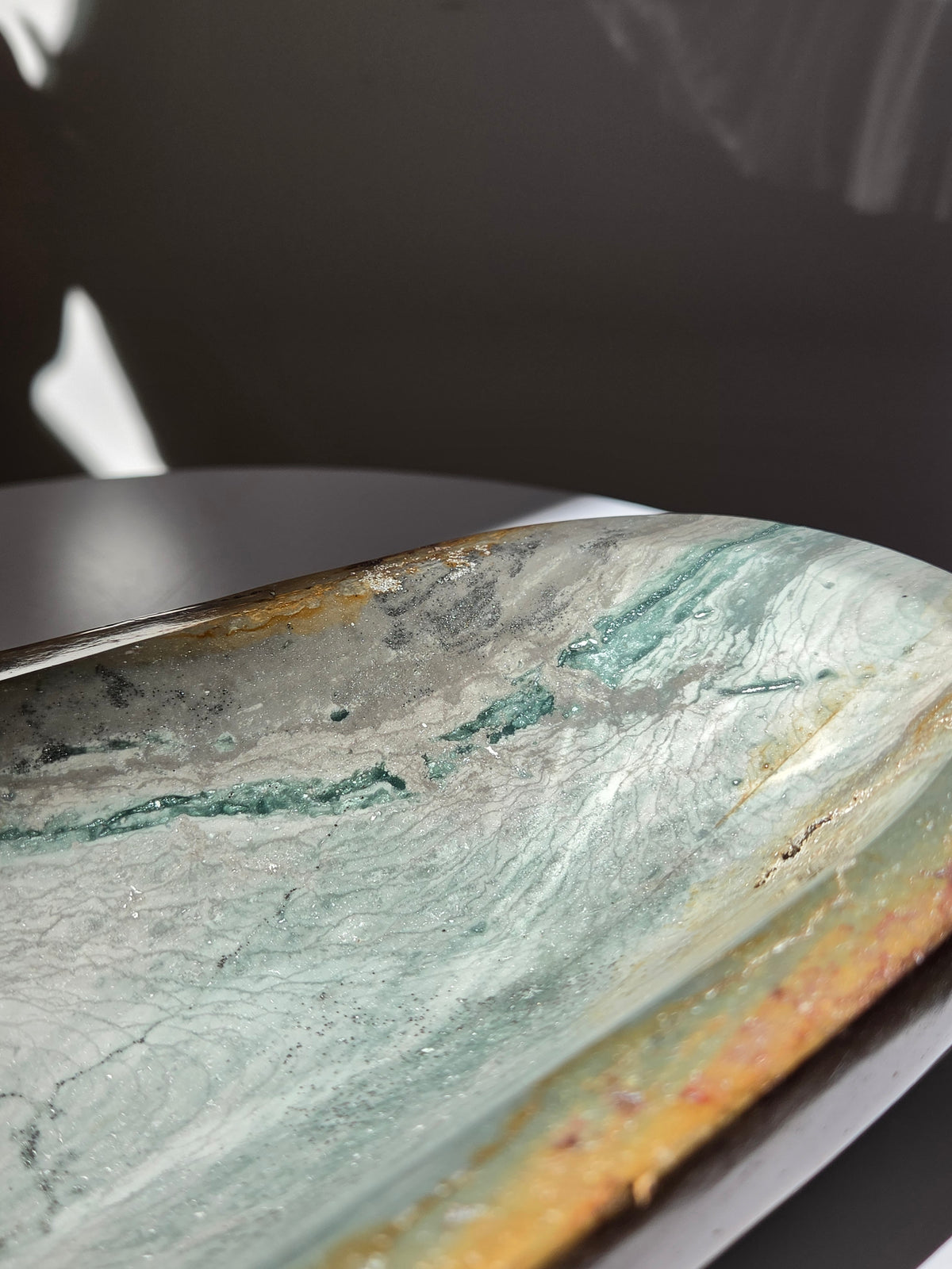 Polychrome Jasper Bowl 020