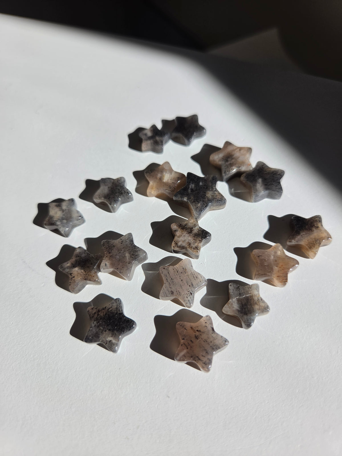 Sunstone x Moonstone Mini Star | set of three