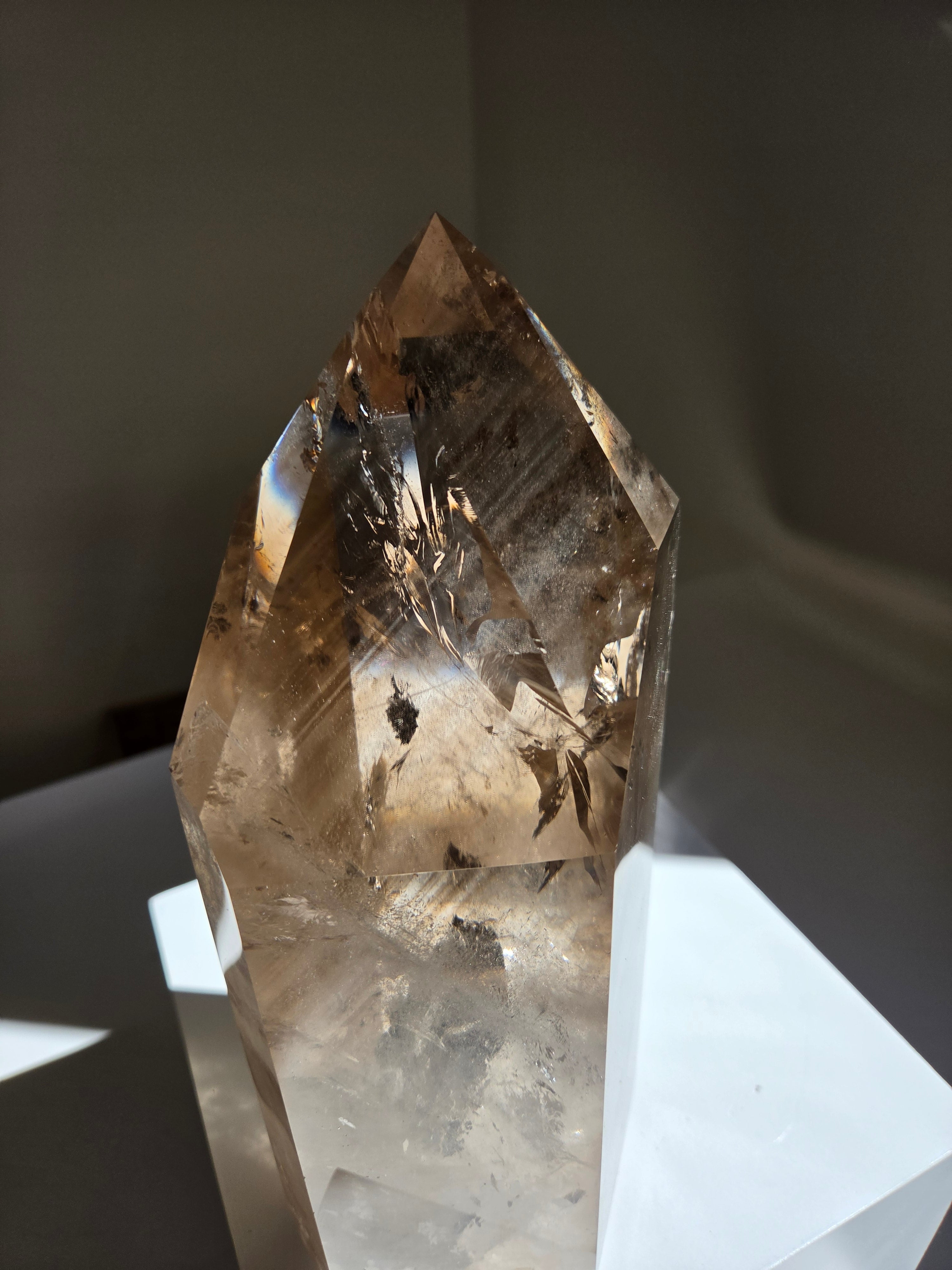 Phantom Smoky Quartz Statement Tower