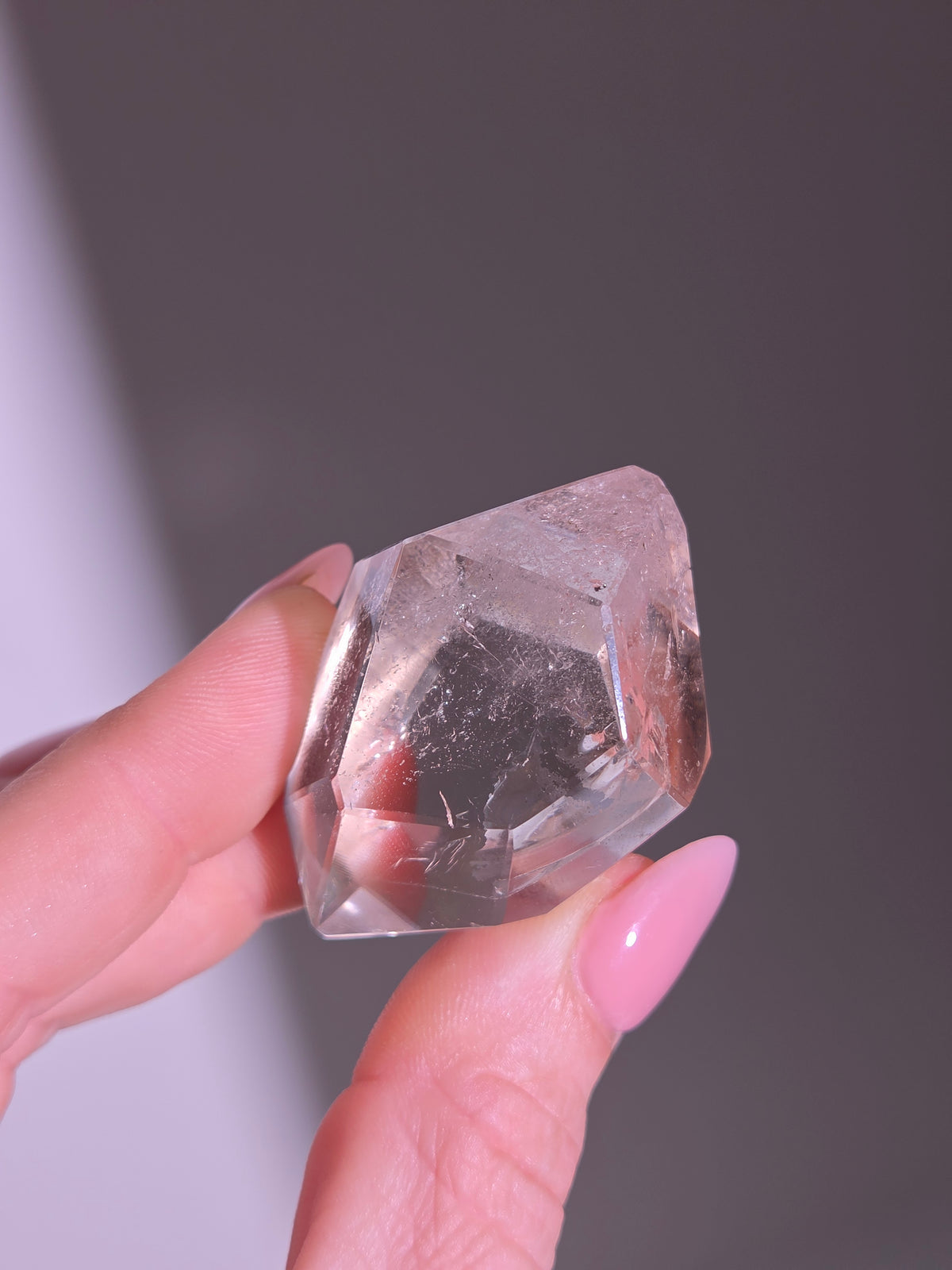 Semipolished Smoky Lemurian Quartz 012