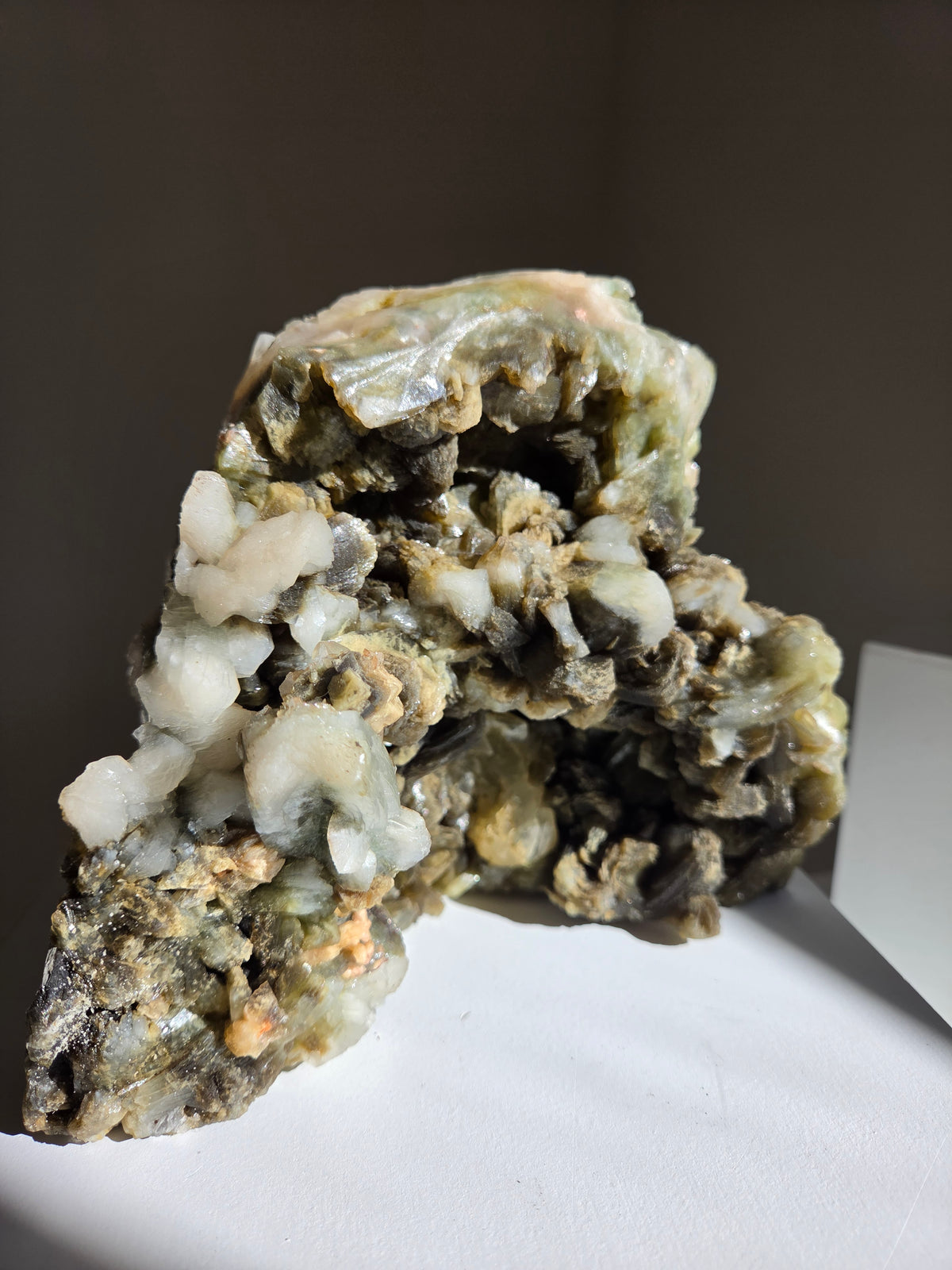 Apophyllite x Stilbite 007