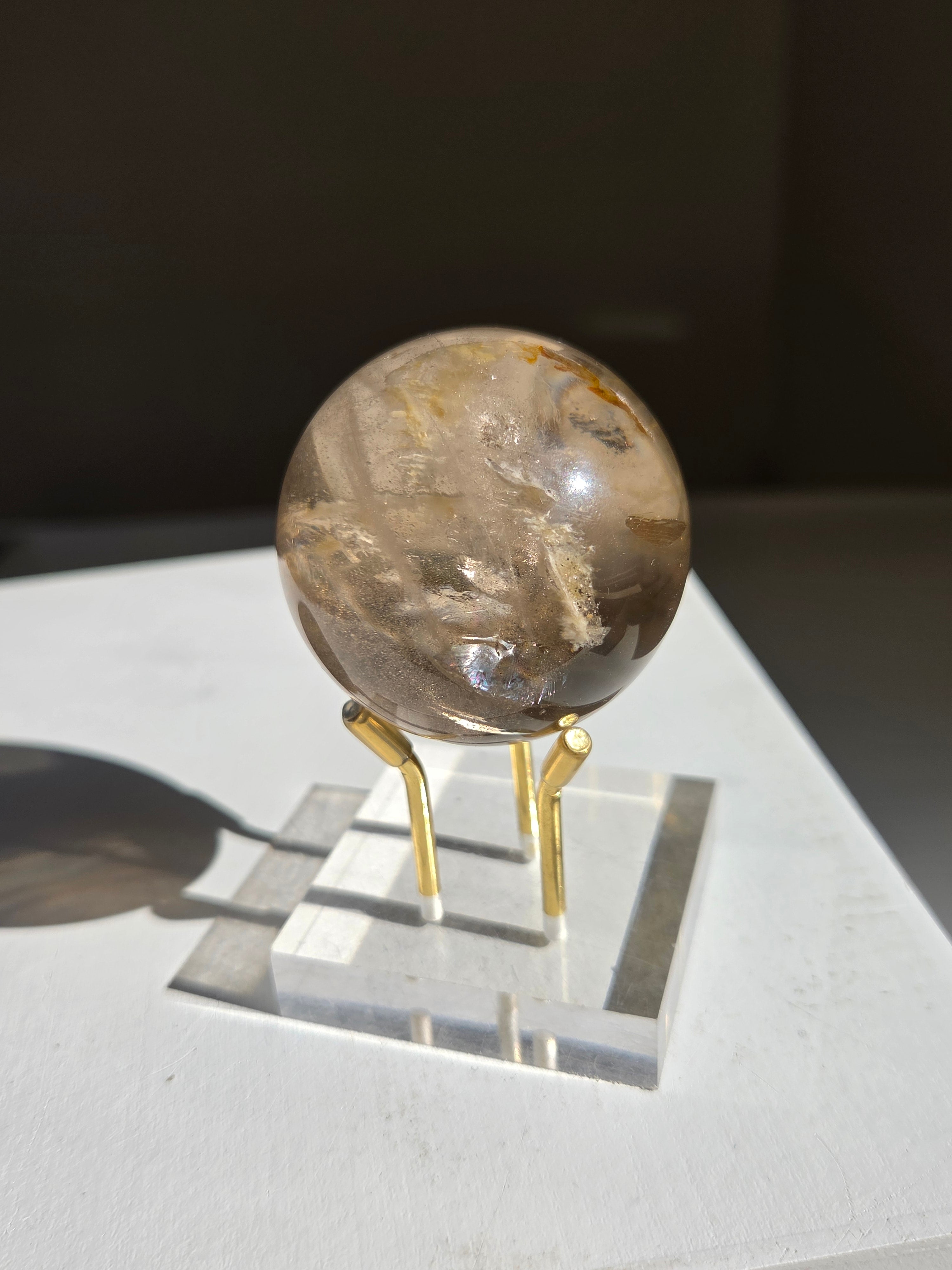Smoky Quartz Sphere 005