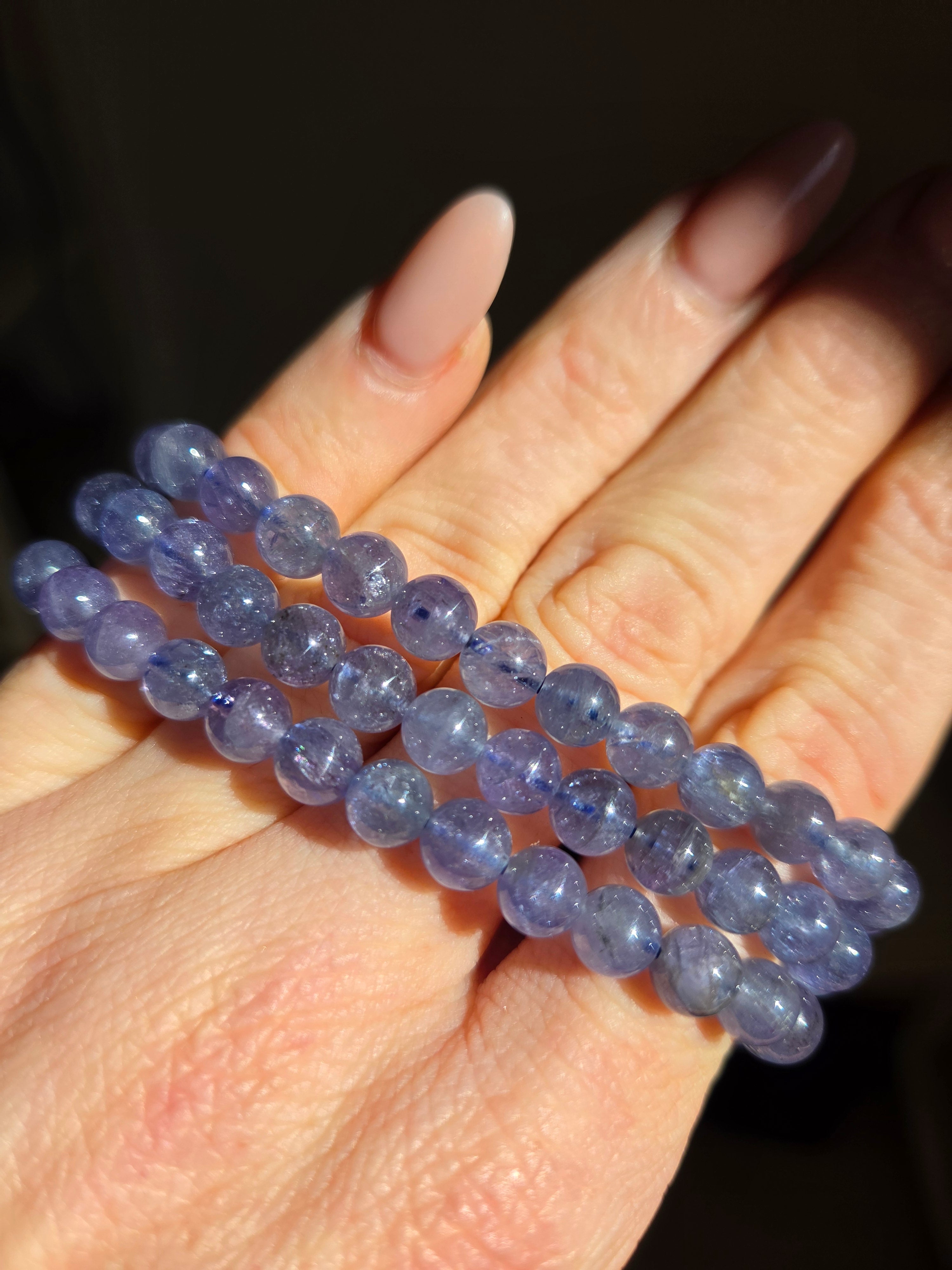 Tanzanite 3 wrap bracelet | 001