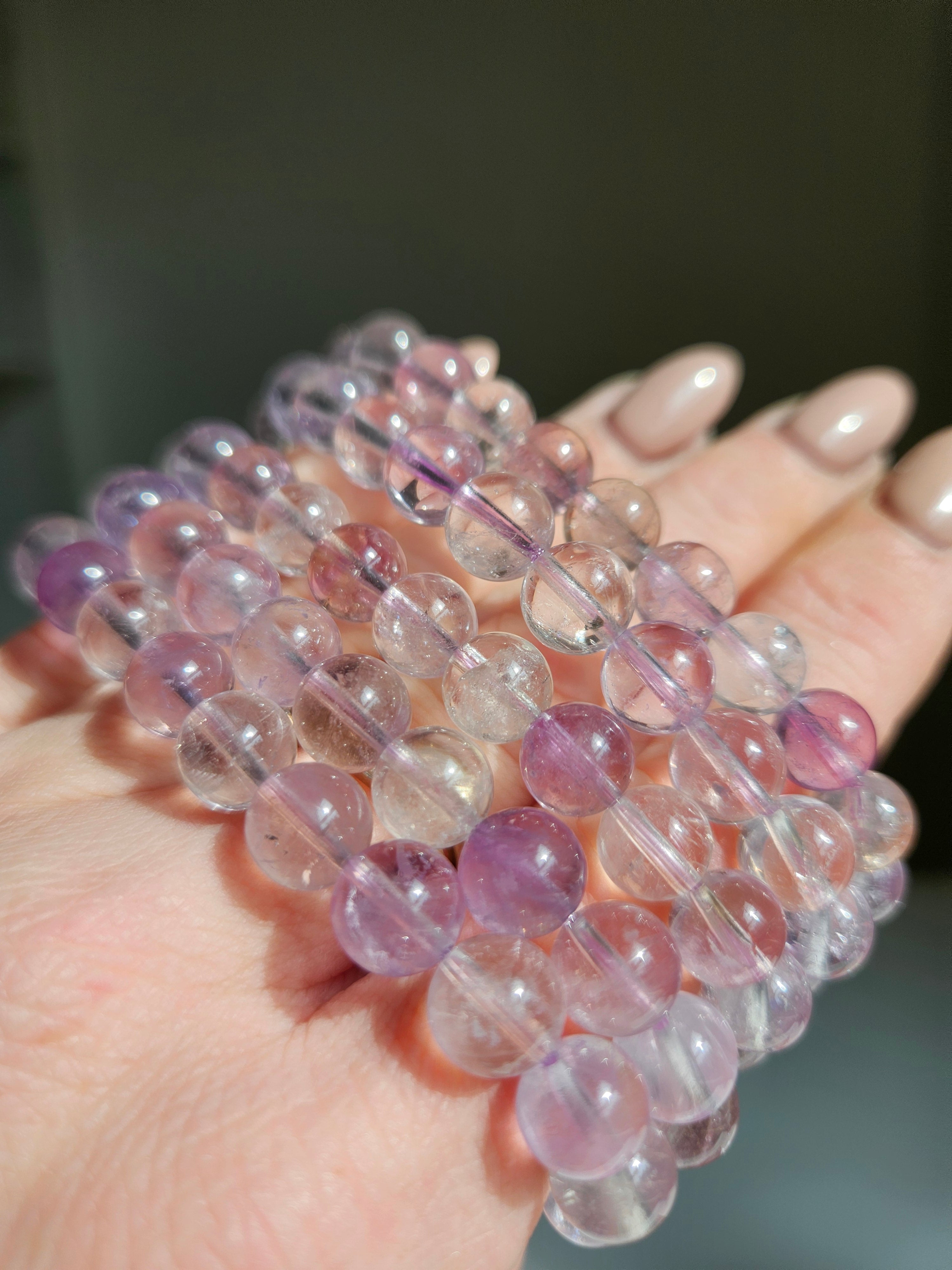 Multi Amethyst bracelet | 8mm